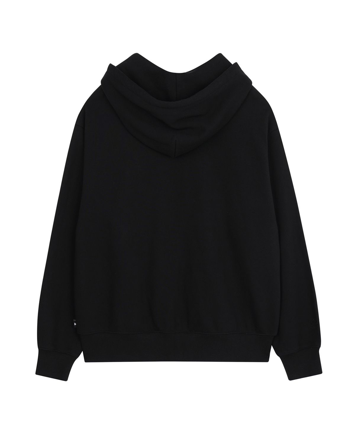 유희(YOUHEE) YOUHEE RIBBON HOOD ZIP-UP BLACK