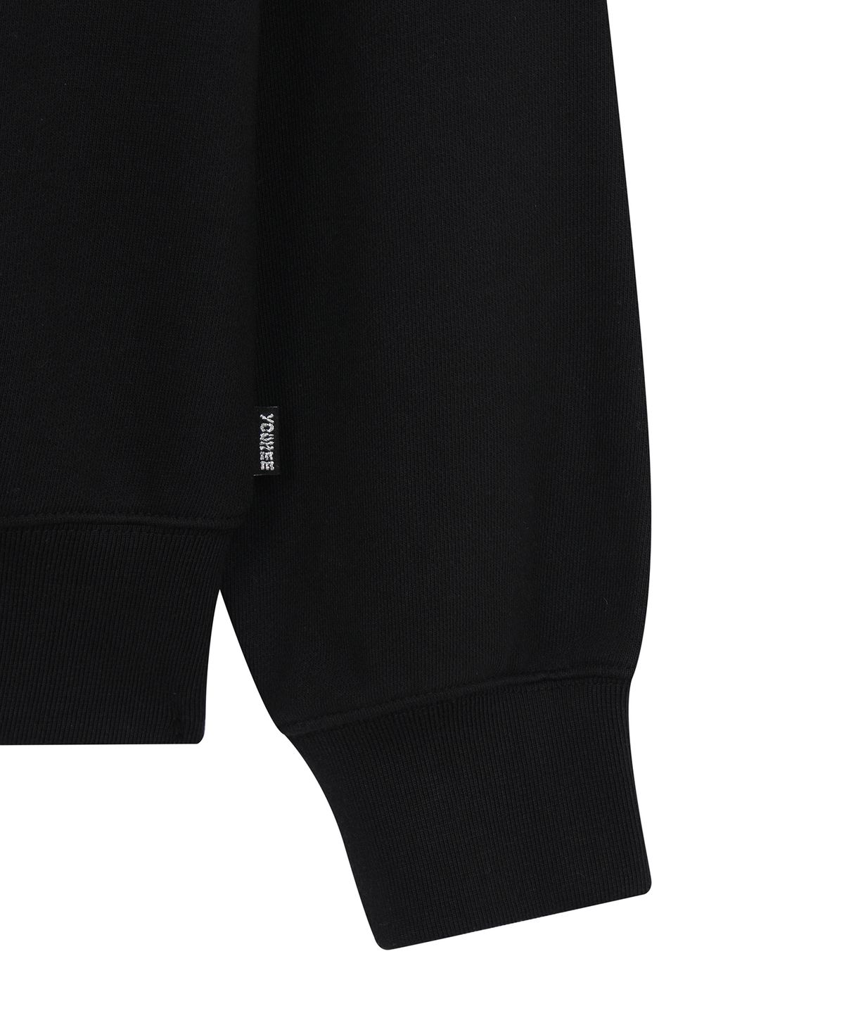 유희(YOUHEE) YOUHEE RIBBON HOOD ZIP-UP BLACK