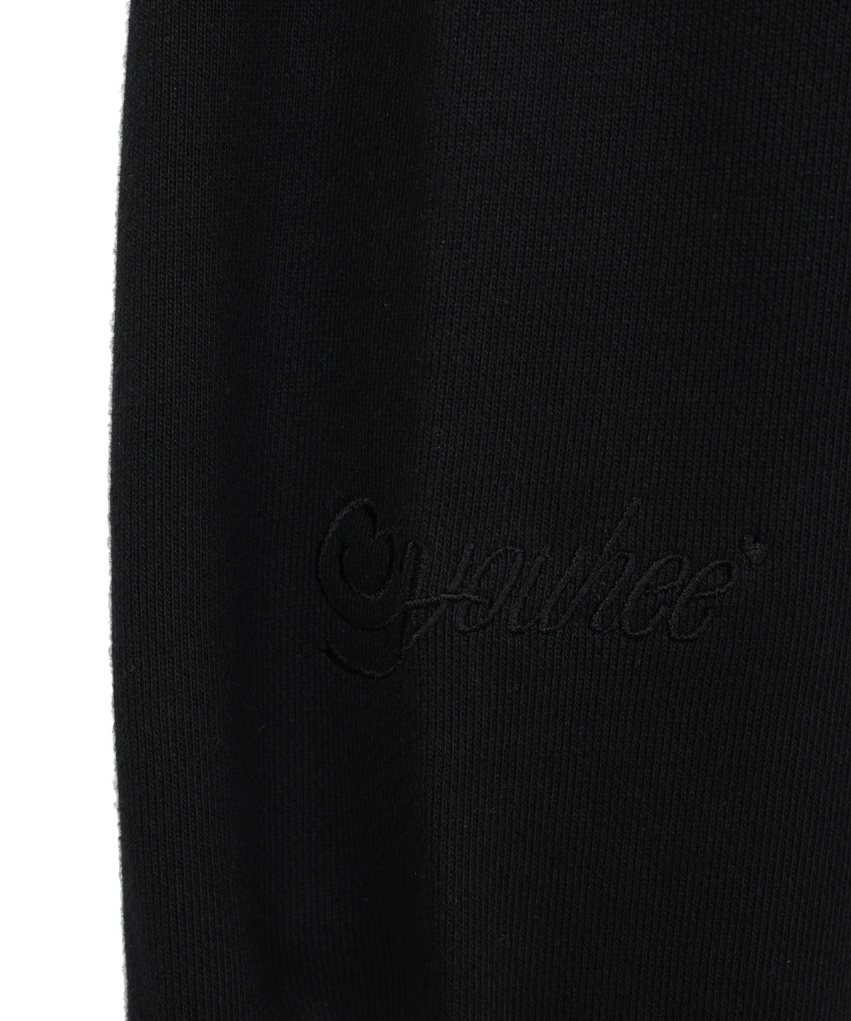 유희(YOUHEE) YOUHEE RIBBON HOOD ZIP-UP BLACK