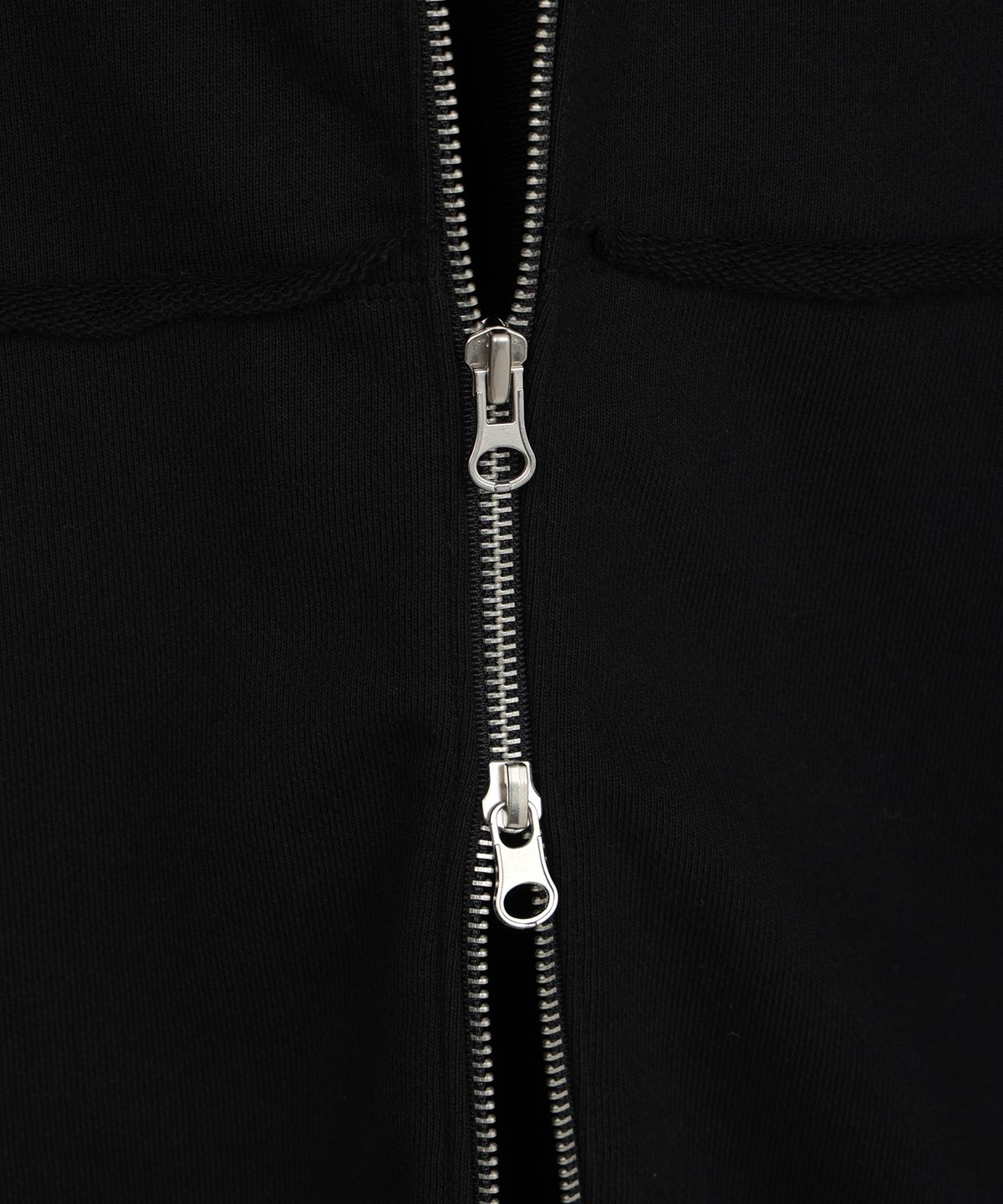 유희(YOUHEE) YOUHEE RIBBON HOOD ZIP-UP BLACK