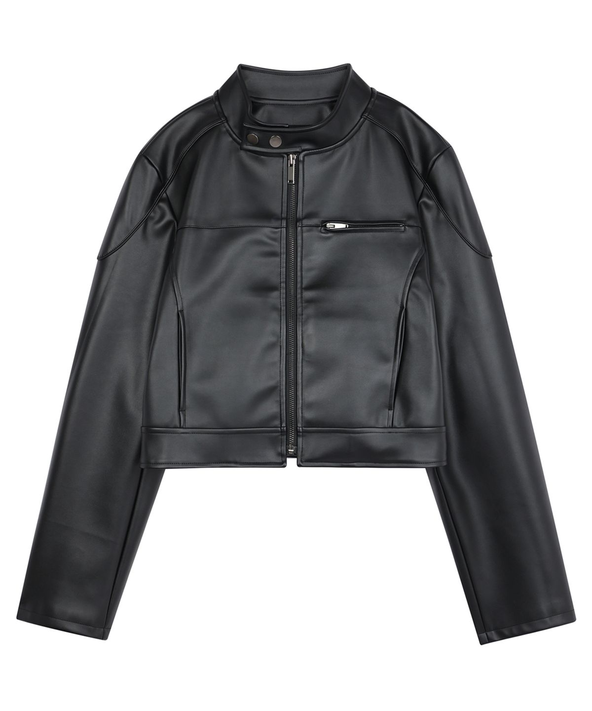 유희(YOUHEE) BE MY YOUHEE BIKER JACKET BLACK