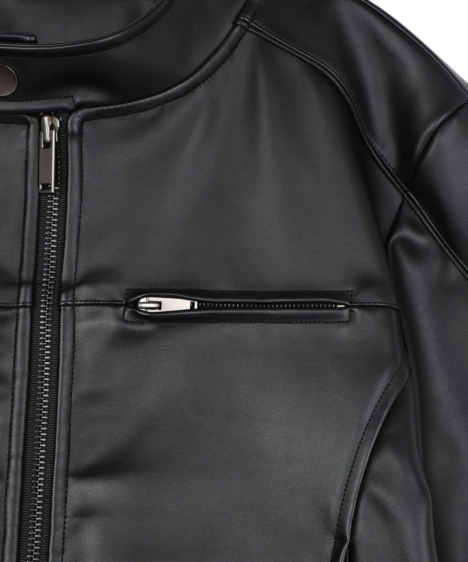 MUSINSA | YOUHEE BE MY YOUHEE BIKER JACKET BLACK