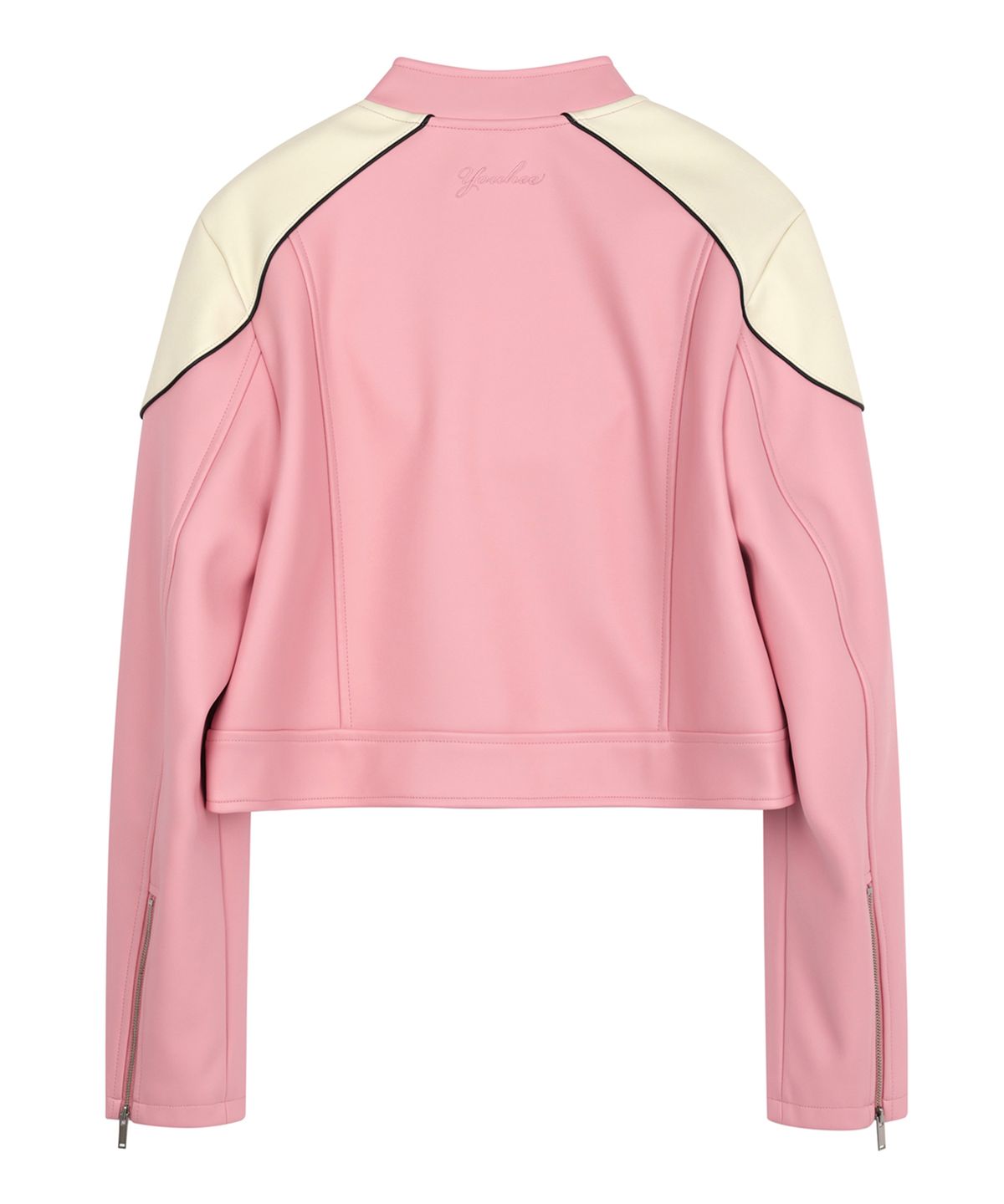 유희(YOUHEE) BE MY YOUHEE BIKER JACKET PINK