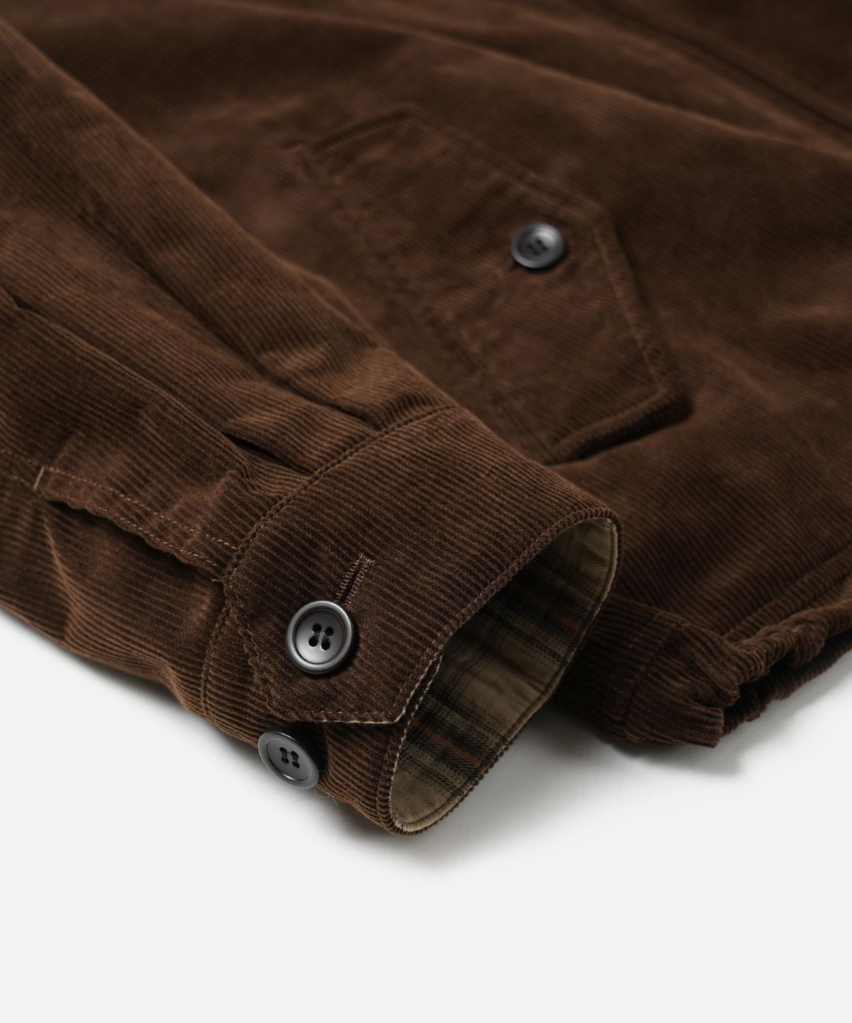 프리즘웍스(FRIZMWORKS) CORDUROY BUDDY HARRINGTON JACKET _ BROWN