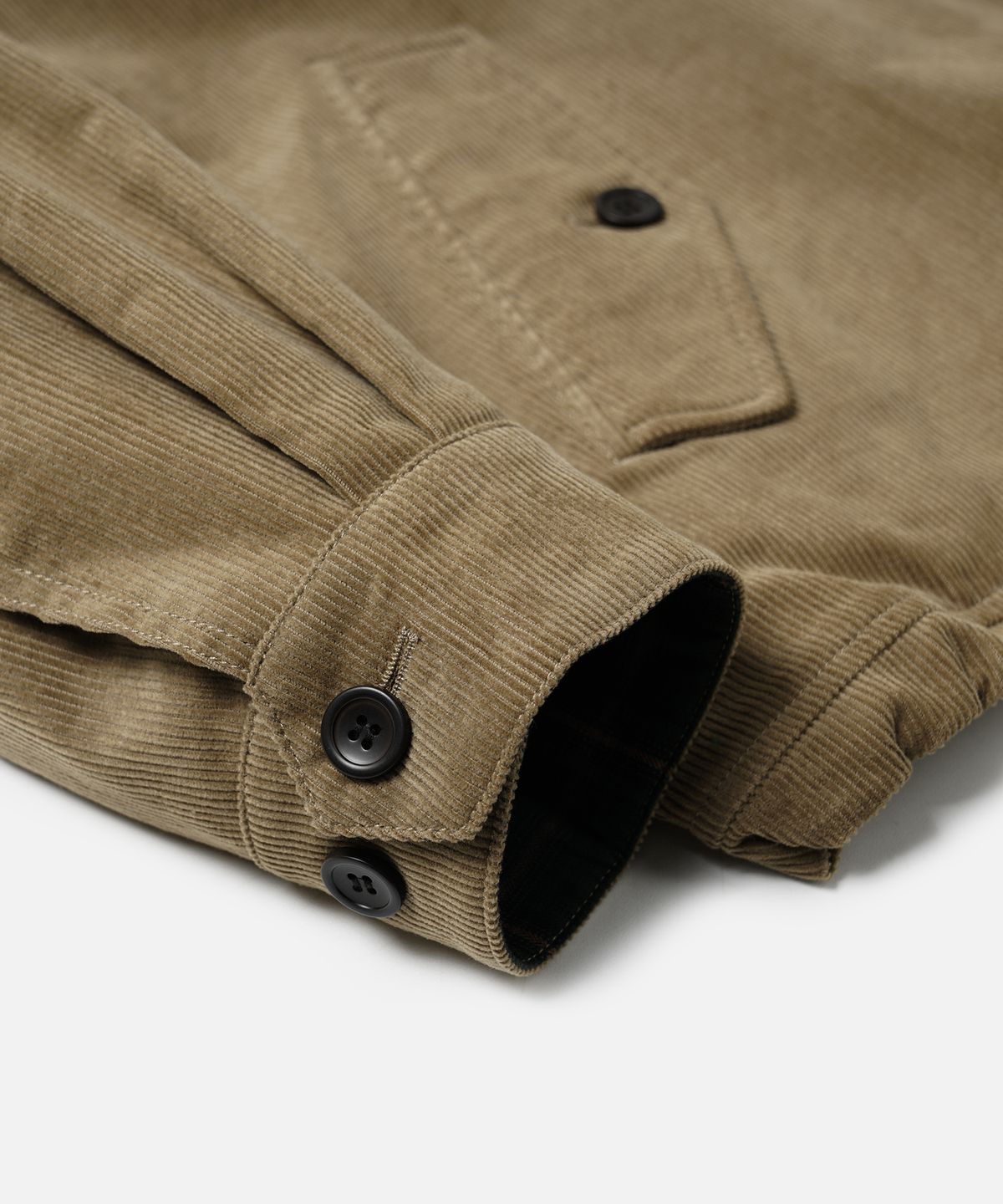 프리즘웍스(FRIZMWORKS) CORDUROY BUDDY HARRINGTON JACKET _ BEIGE
