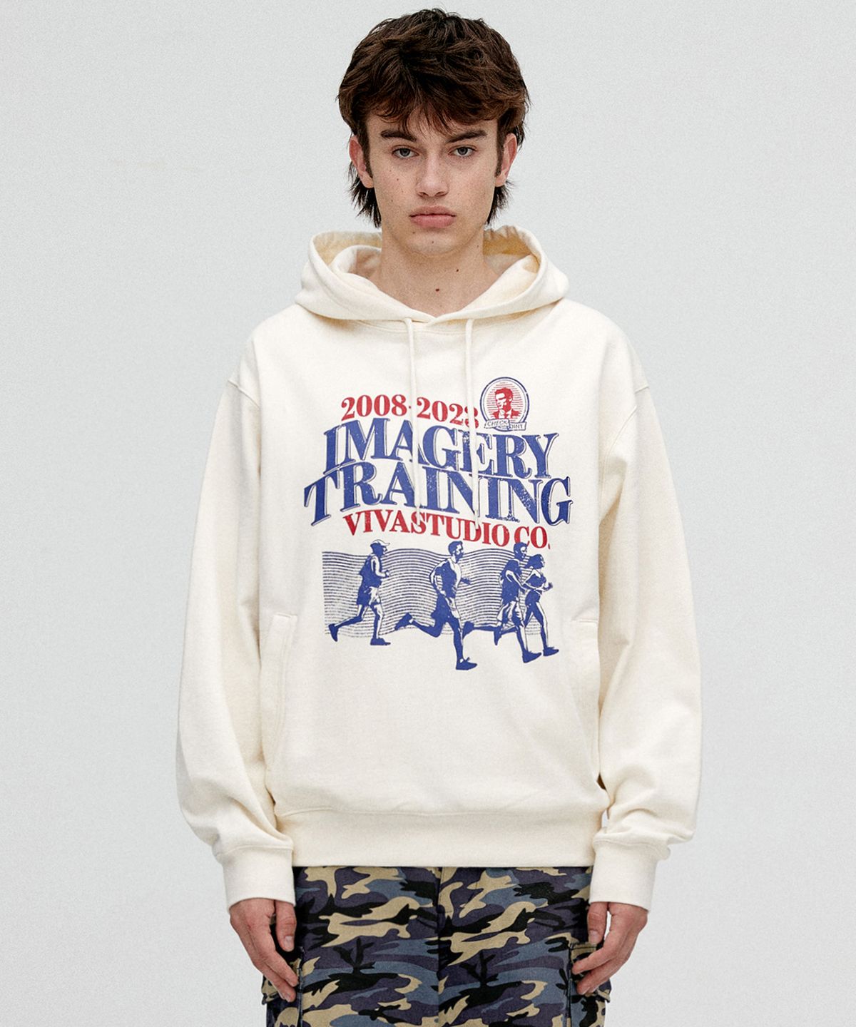 비바스튜디오(VIVASTUDIO) RUNNING HOODIE [IVORY]