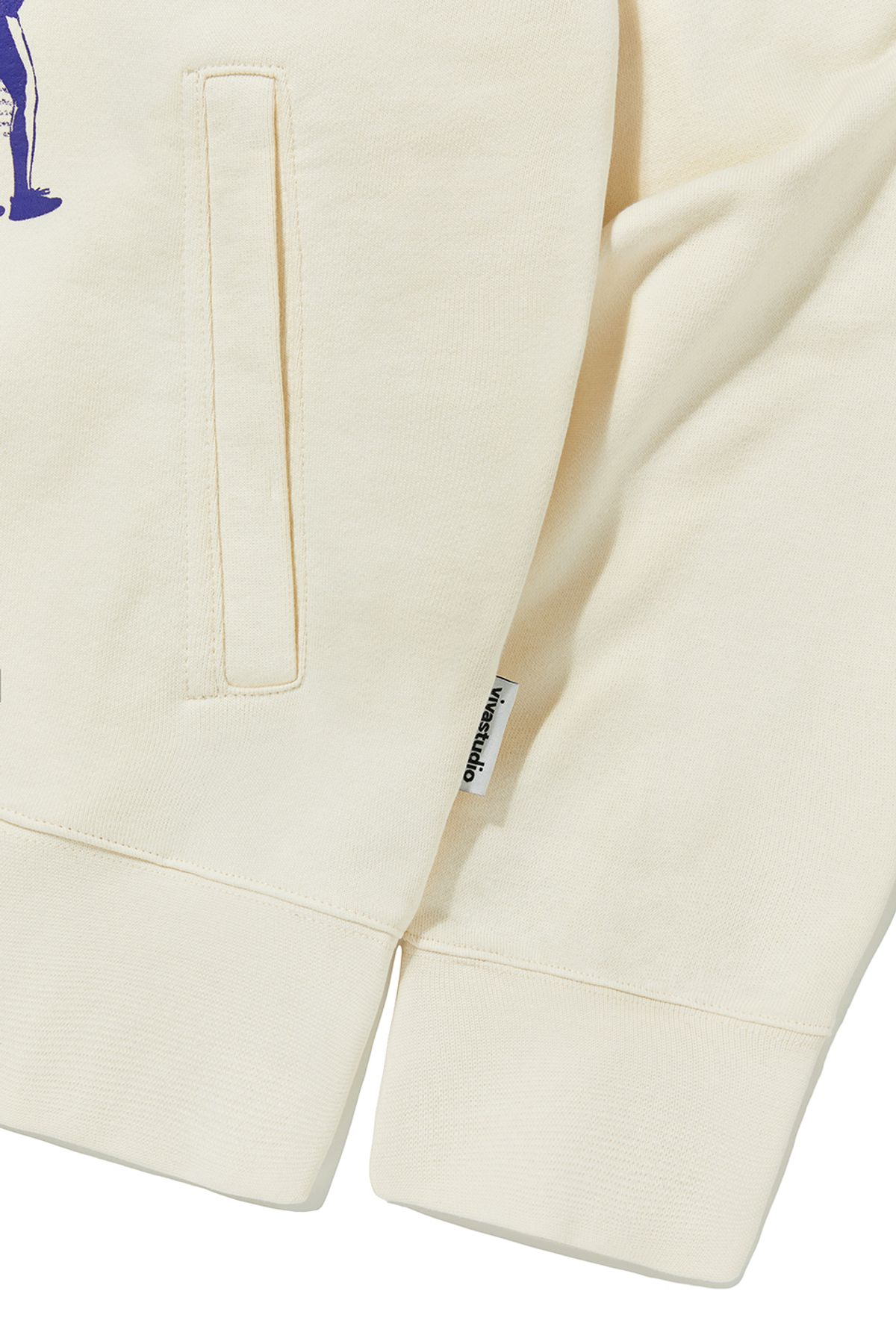 비바스튜디오(VIVASTUDIO) RUNNING HOODIE [IVORY]
