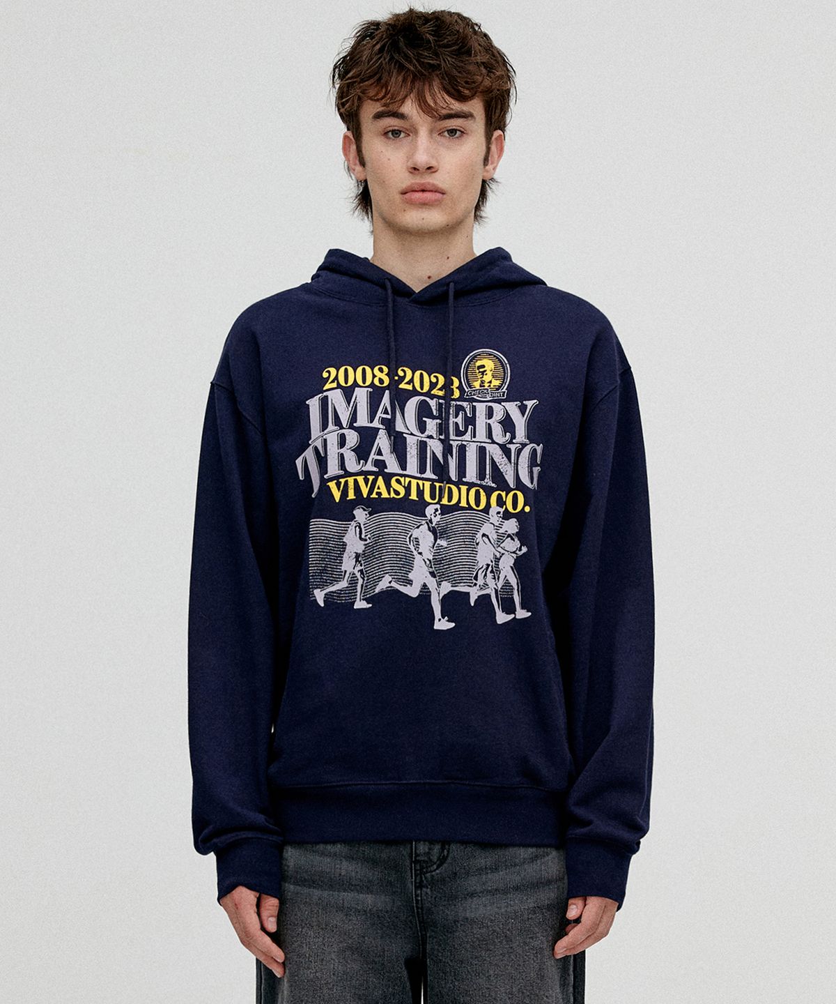 비바스튜디오(VIVASTUDIO) RUNNING HOODIE [NAVY]