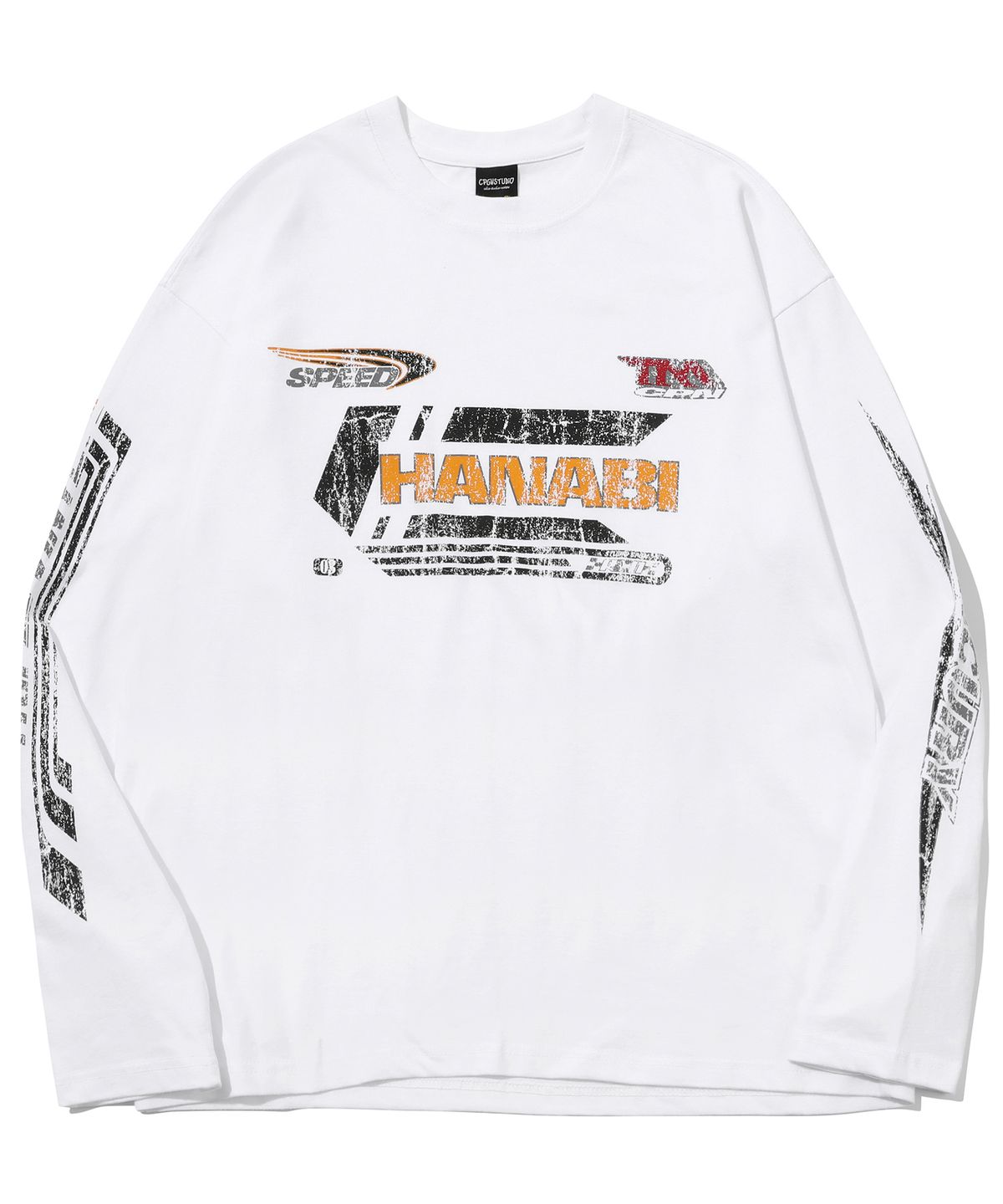 꼼파뇨(CPGN STUDIO) HANABI RACING 롱슬리브 화이트