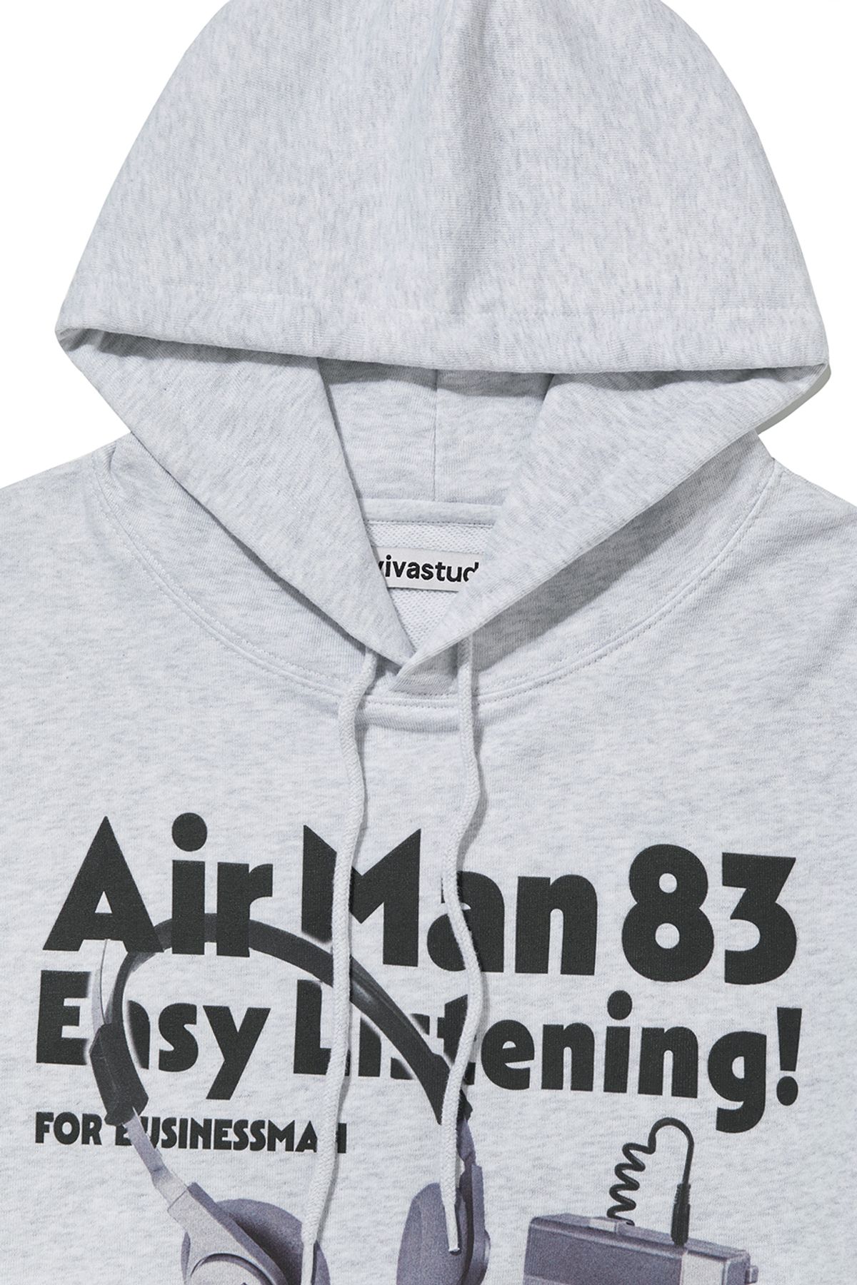 비바스튜디오(VIVASTUDIO) AIR MAN HOODIE [MELANGE GRAY]
