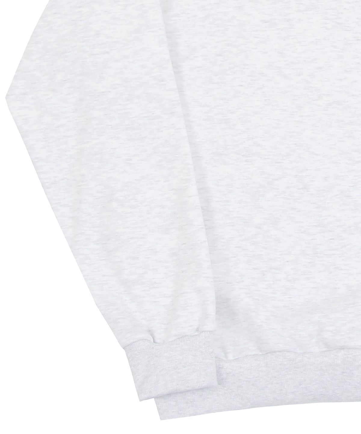 그레이버(GRAVER) [UNISEX]스몰 드로잉스마일 맨투맨_멜란지화이트