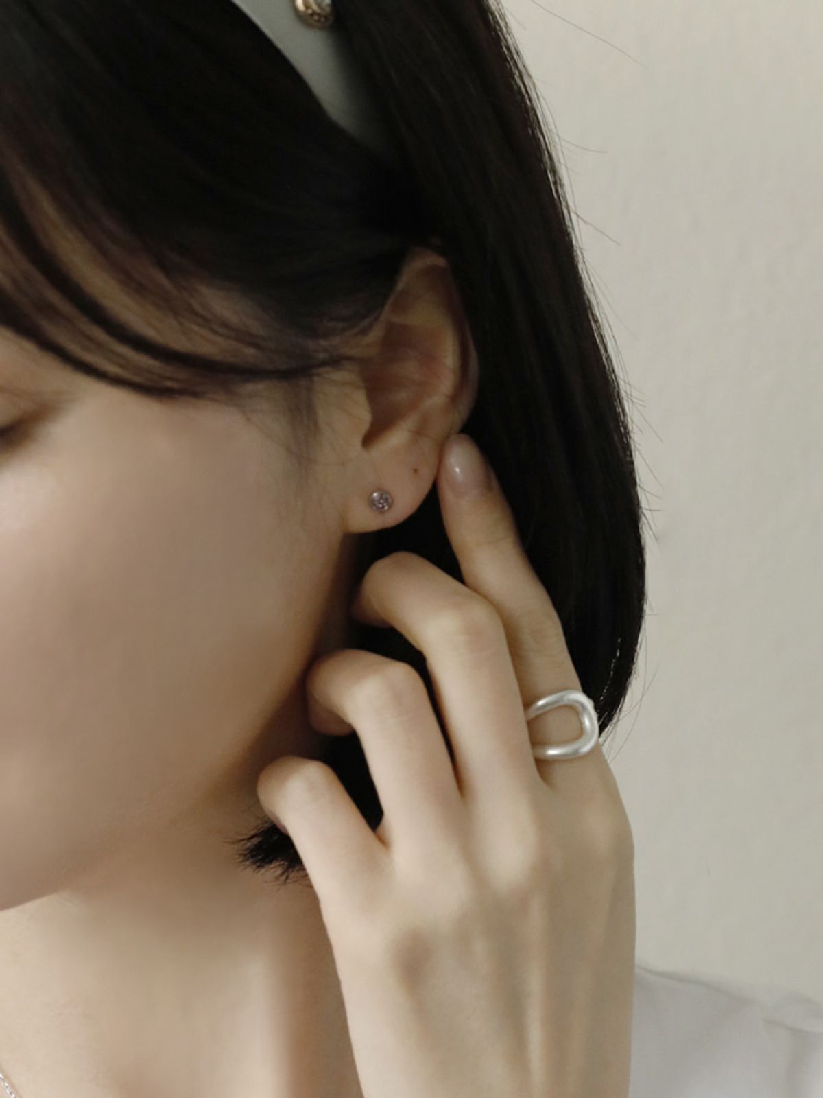 소수(SOSOO) Matt Twin Ring 매트 트윈 반지