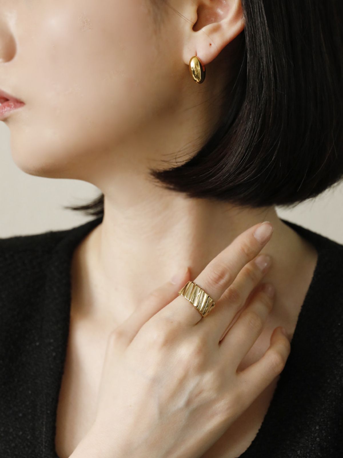 소수(SOSOO) Cross Band Ring 크로스 밴드 반지