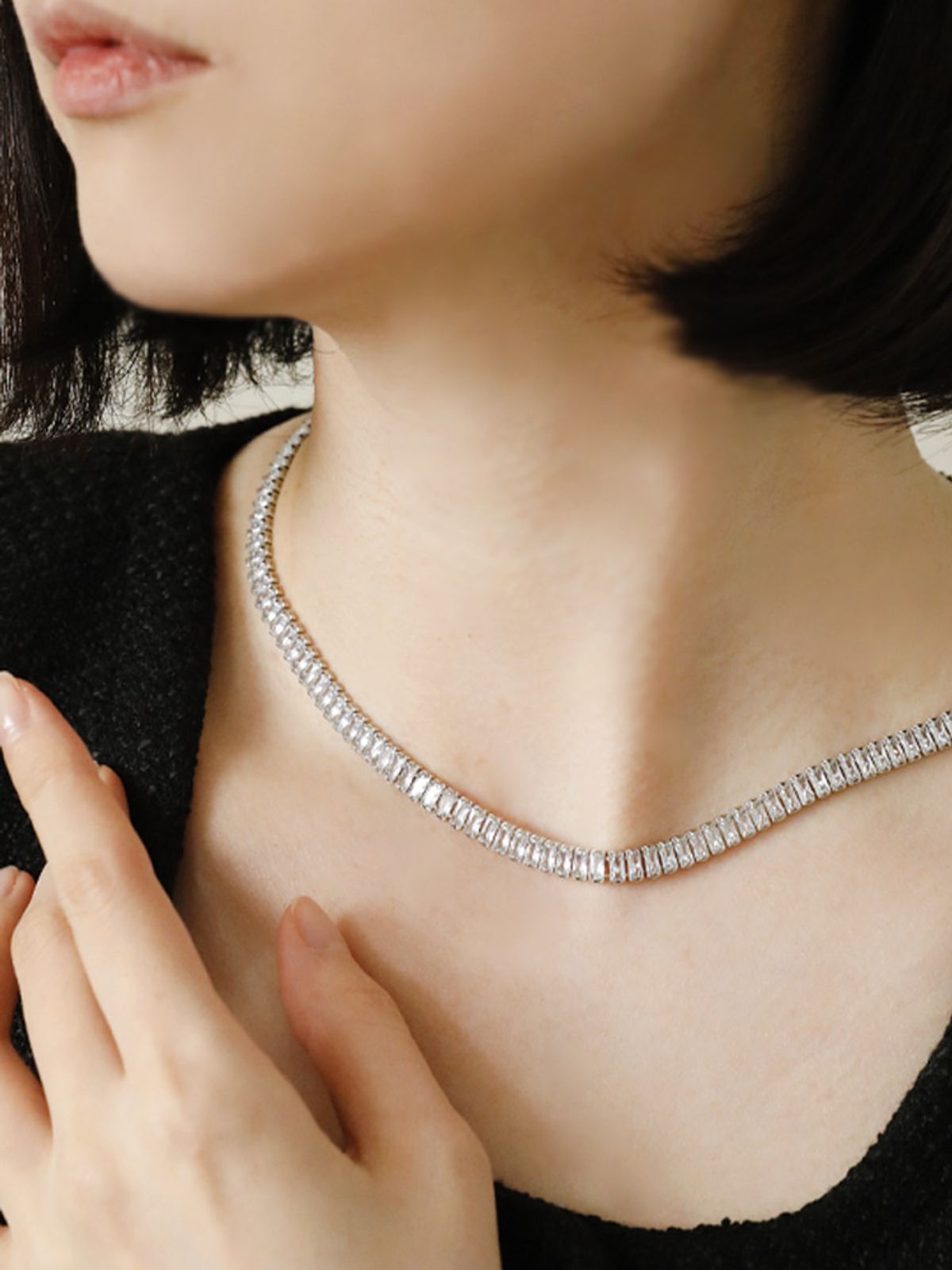 소수(SOSOO) Julllog Tennis Necklace bracelet set 줄로그 테니스 목걸이 팔찌 세트