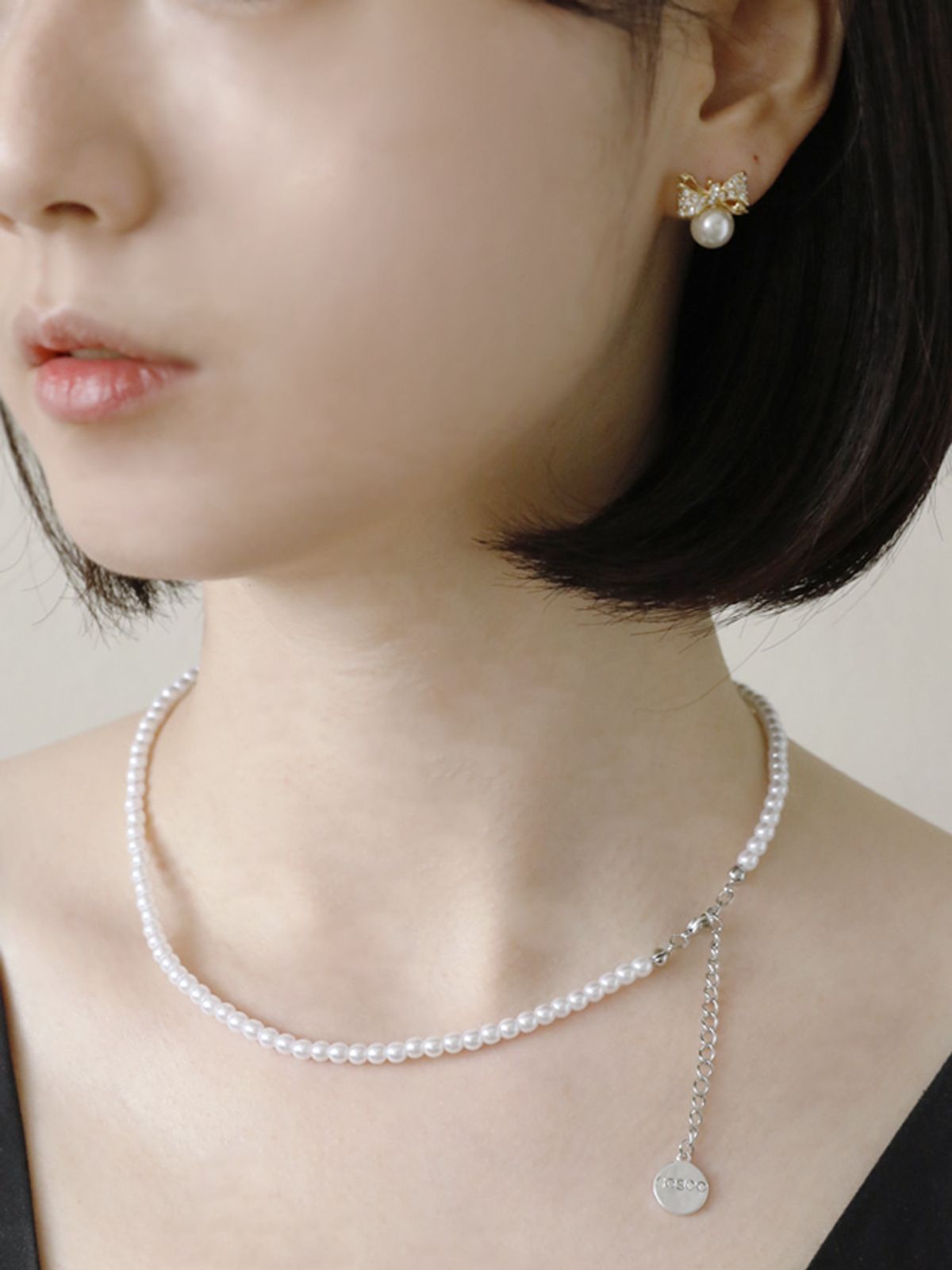 소수(SOSOO) Delda Pearl Necklace 델다 진주 목걸이