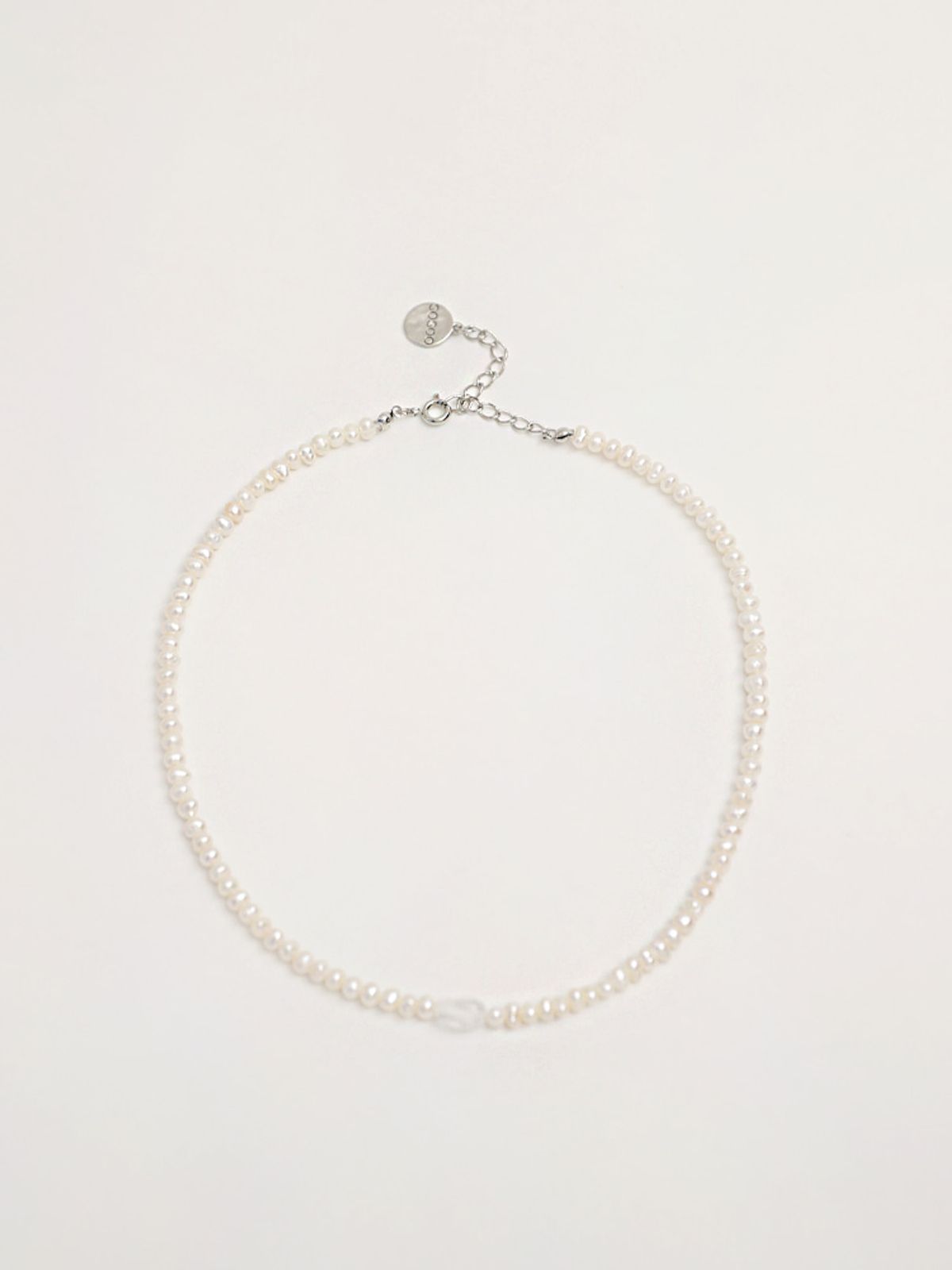 소수(SOSOO) Upper Pearl Necklace 어퍼 진주 목걸이