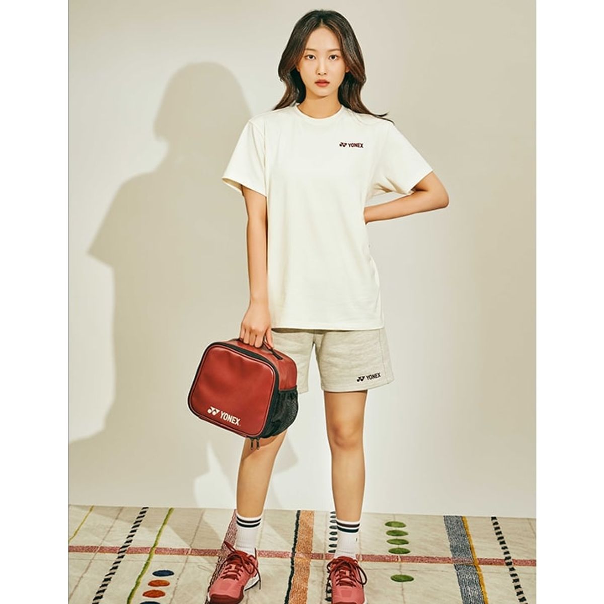 요넥스(YONEX) 235BA004U 버건디 간식 수납 보냉백