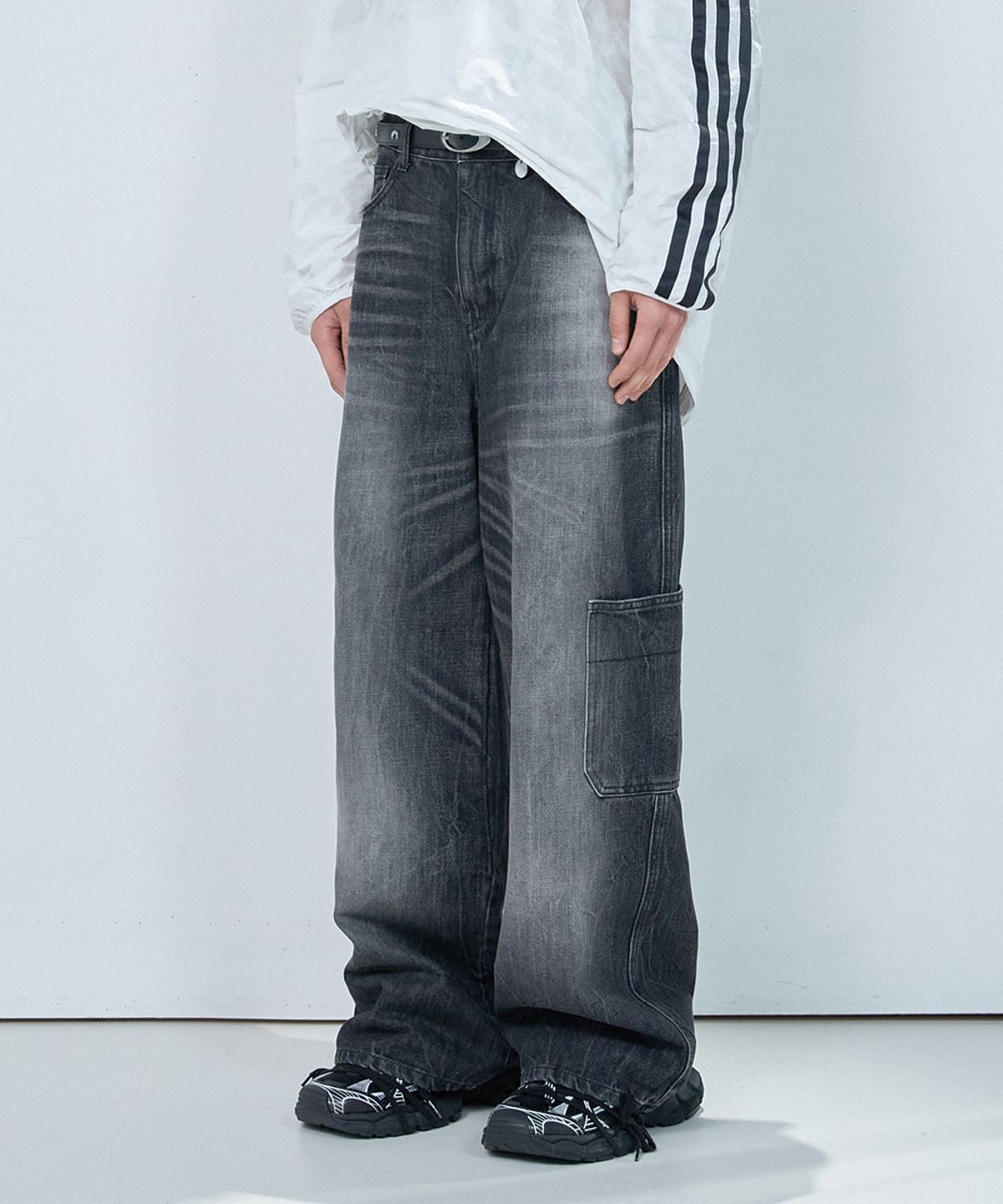 오더아카이브(ORDER ARCHIVE) Cargo wide 03 - thunder black [WIDE FIT]