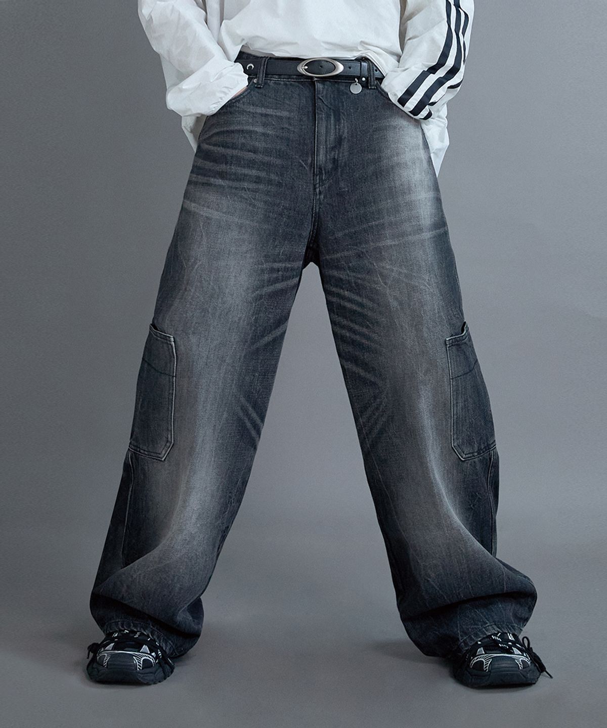 오더아카이브(ORDER ARCHIVE) Cargo wide 03 - thunder black [WIDE FIT]