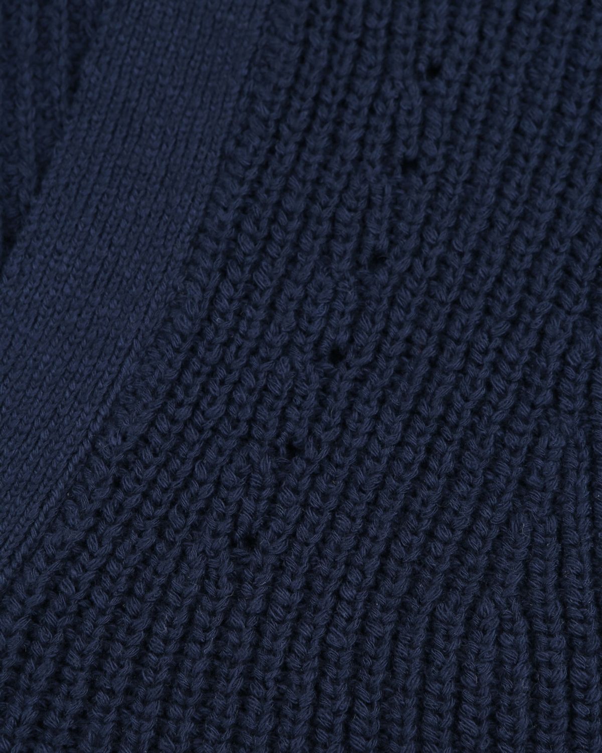 비슬로우(BESLOW) LOW GAUGE BULKY SHORT CARDIGAN NAVY