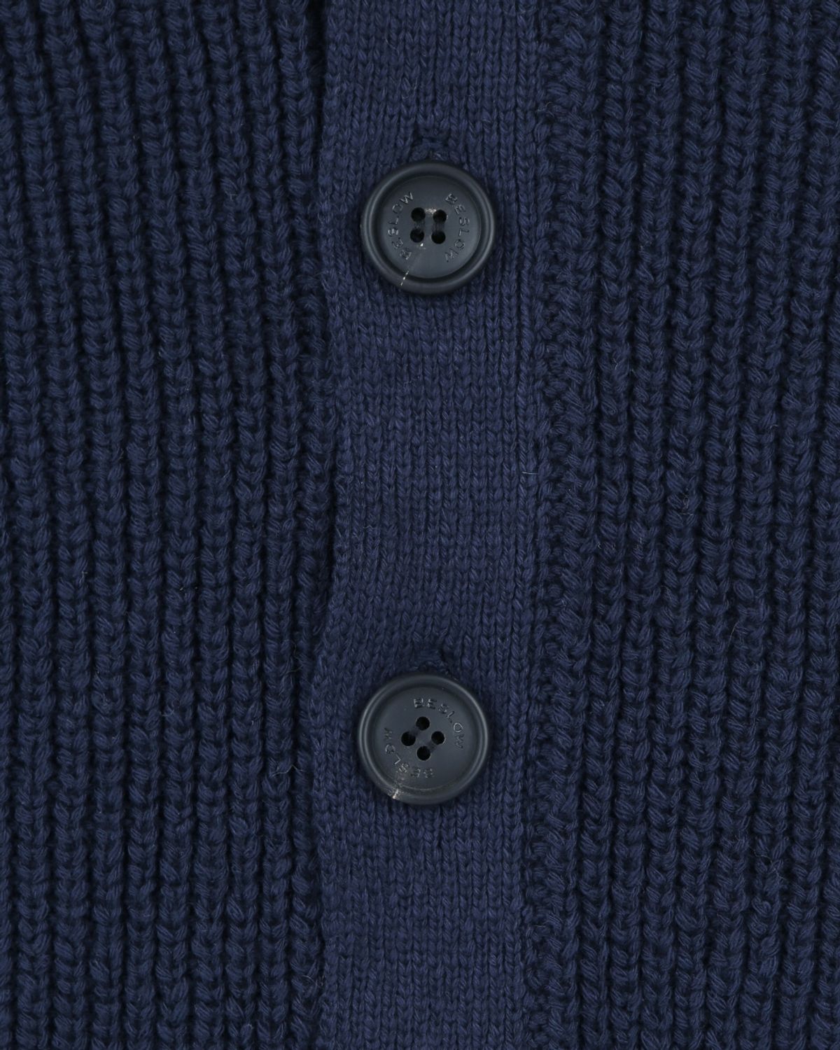 비슬로우(BESLOW) LOW GAUGE BULKY SHORT CARDIGAN NAVY