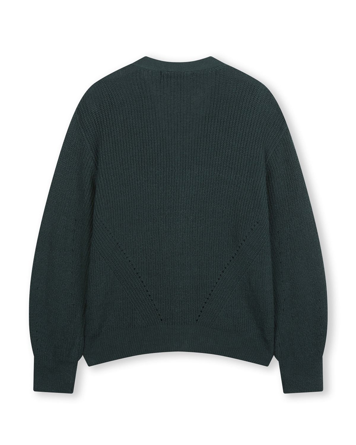 비슬로우(BESLOW) LOW GAUGE BULKY SHORT CARDIGAN GREEN