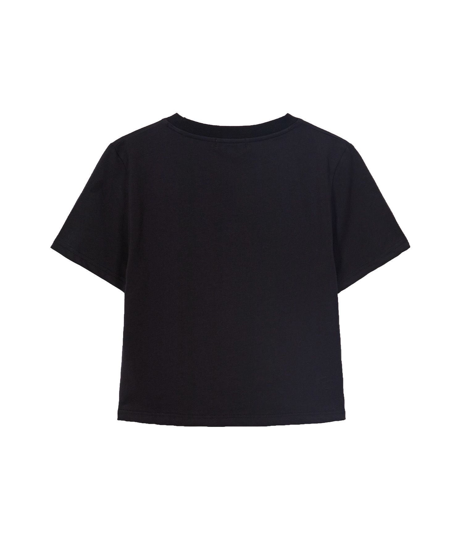 ★ILLIGO★ Signature Crop T-Shirt Black MUSINSA | ILLIGO Signature Cropped T-Shirt Black