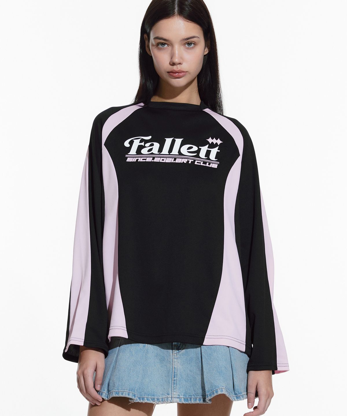 팔렛(FALLETT) 스포츠 클럽 풋볼 져지 롱슬리브 네이비
