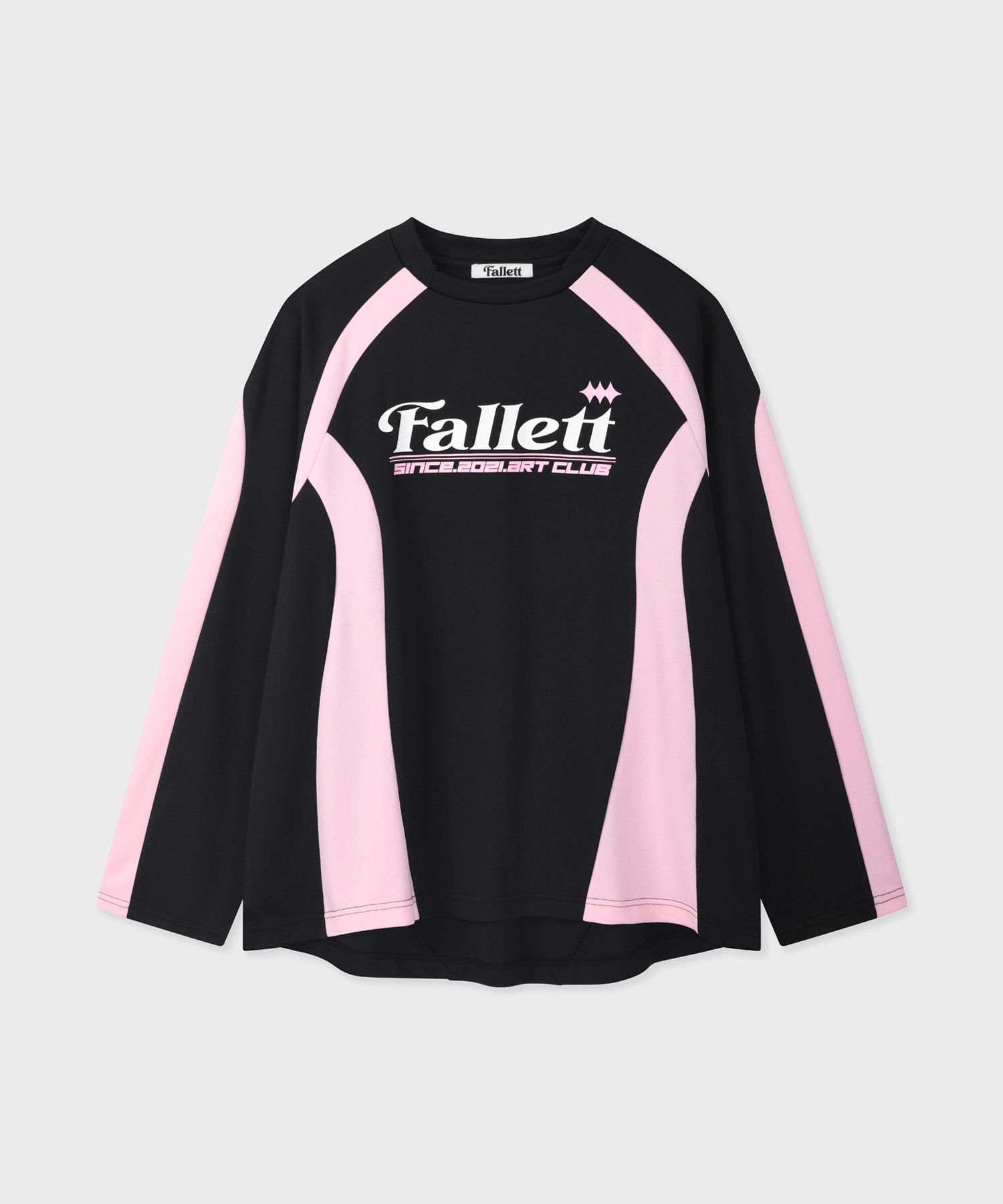 MUSINSA | FALLETT Sports Club Football Jersey Long Sleeve Black