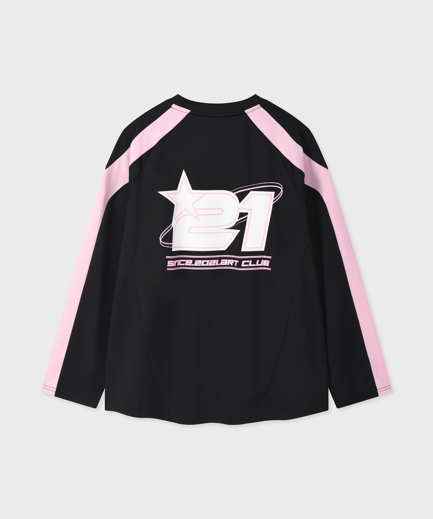 MUSINSA | FALLETT Sports Club Football Jersey Long Sleeve Black