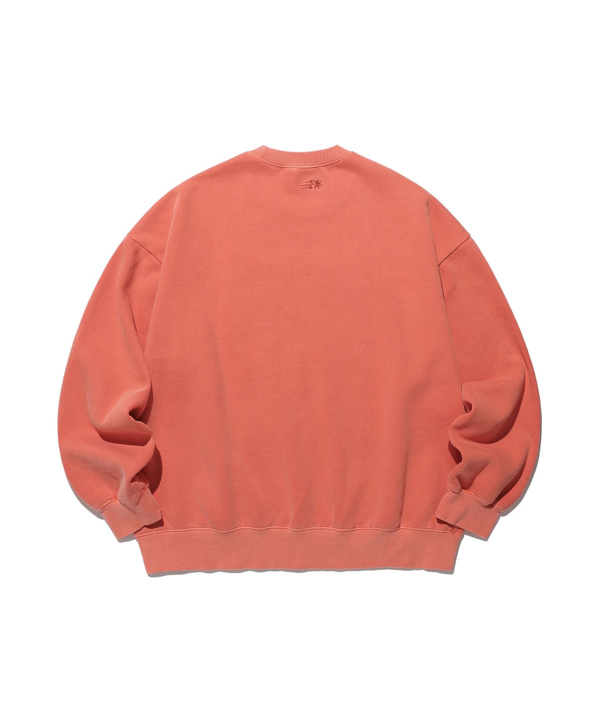 나이스고스트클럽(NICEGHOSTCLUB) POSTER PIGMENT SWEATSHIRTS_ORANGE(NG2DFUM454A)