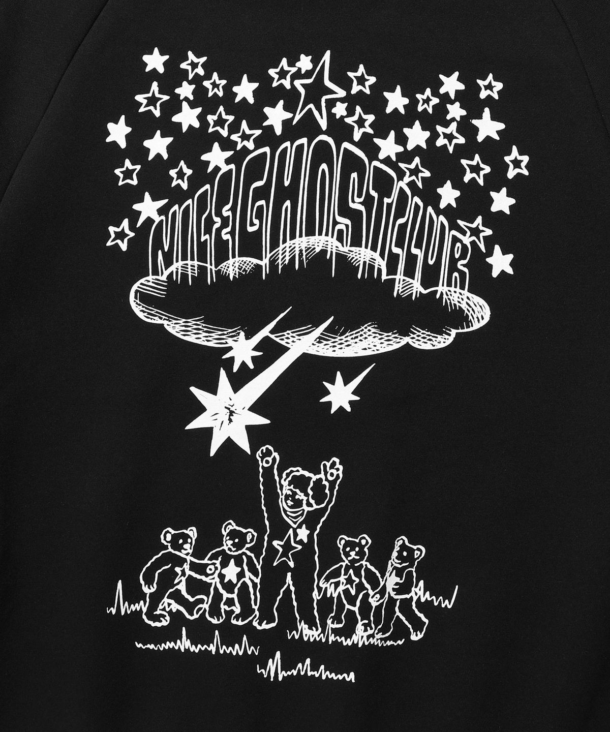 나이스고스트클럽(NICEGHOSTCLUB) STAR BEAR KIDS SWEATSHIRTS_CHARCOAL(NG2DFUM456A)