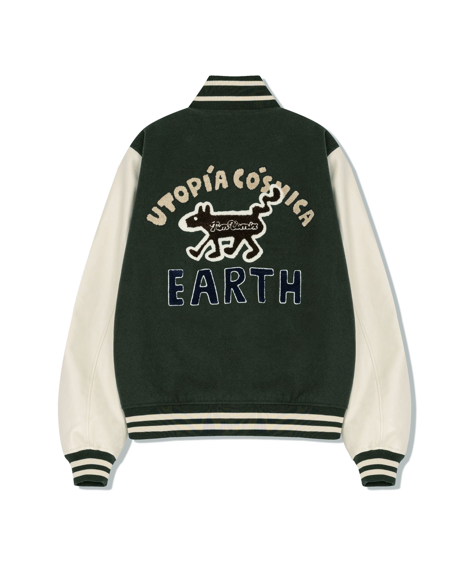 ジャケット [TIMCOMIX] TIM COSMOS PATCH MA-1 JACKET (2 color) MUSINSA | TIMCOMIX UTOPIA COSMICA VARSITY JACKET GREEN