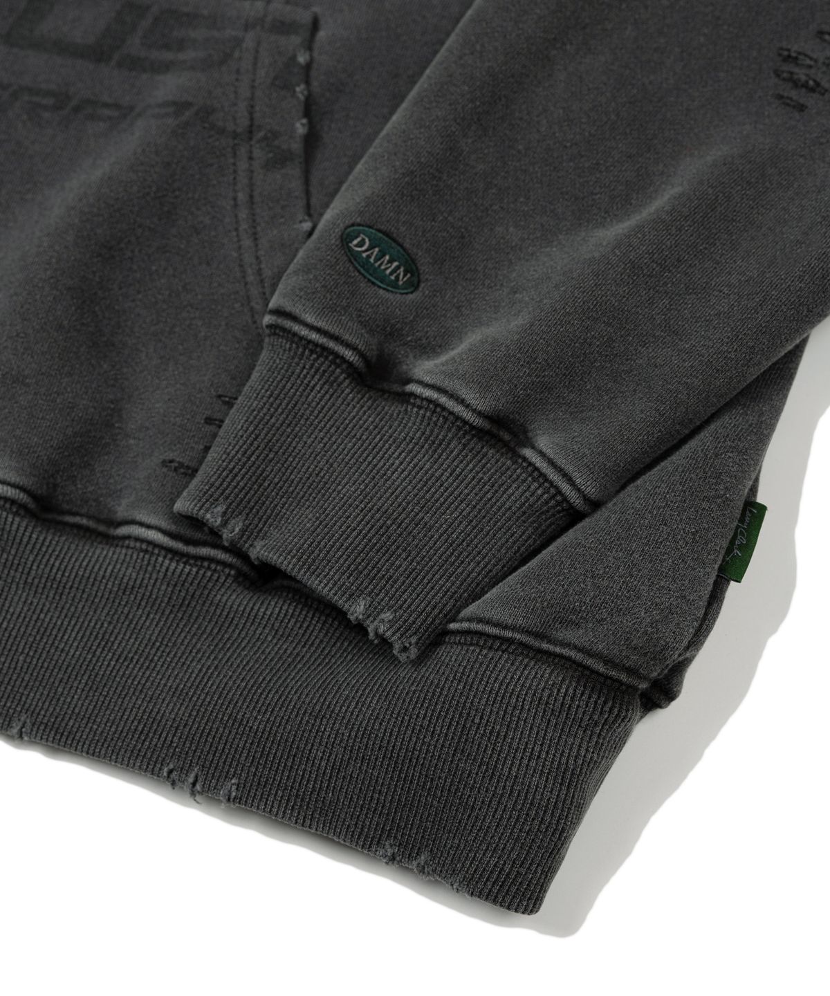 래리클락(LARRY CLARK) TEENAGE LUST DIS HOODIE PG CHARCOAL