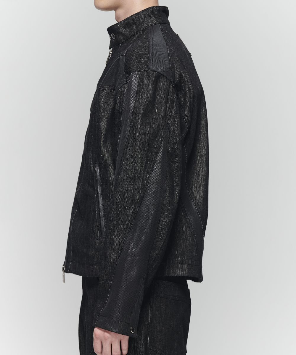 【MAISON MINED】23FW★ SICKLE BIKER DENIM JACKET MAISON MINED】23FW☆ SICKLE BIKER DENIM JACKET (MAISON MINED