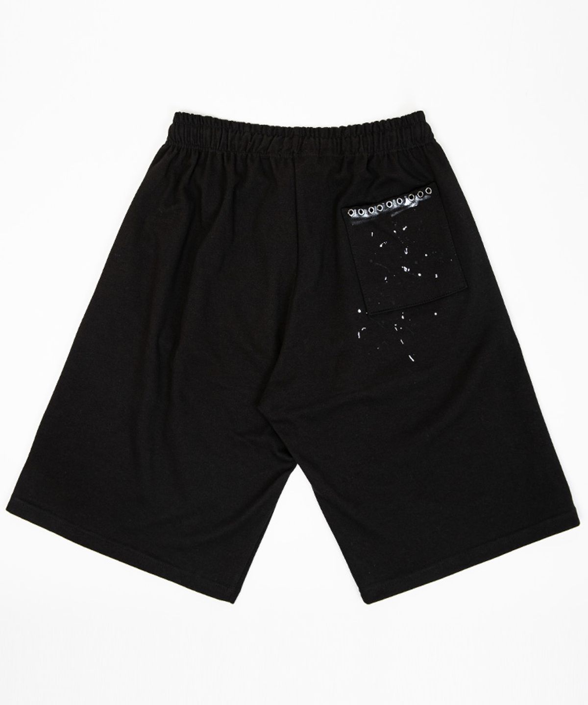 스트라이크(STRIKE) Zipper Cotton Wash Relaxed Shorts (BLACK)