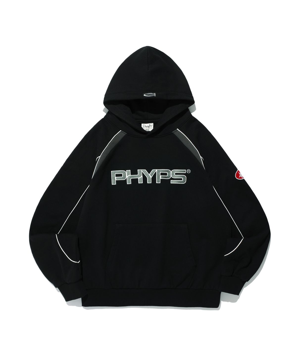 피지컬 디파트먼트(PHYSICAL DEPARTMENT) 파이핑 모터사이클 후드_블랙