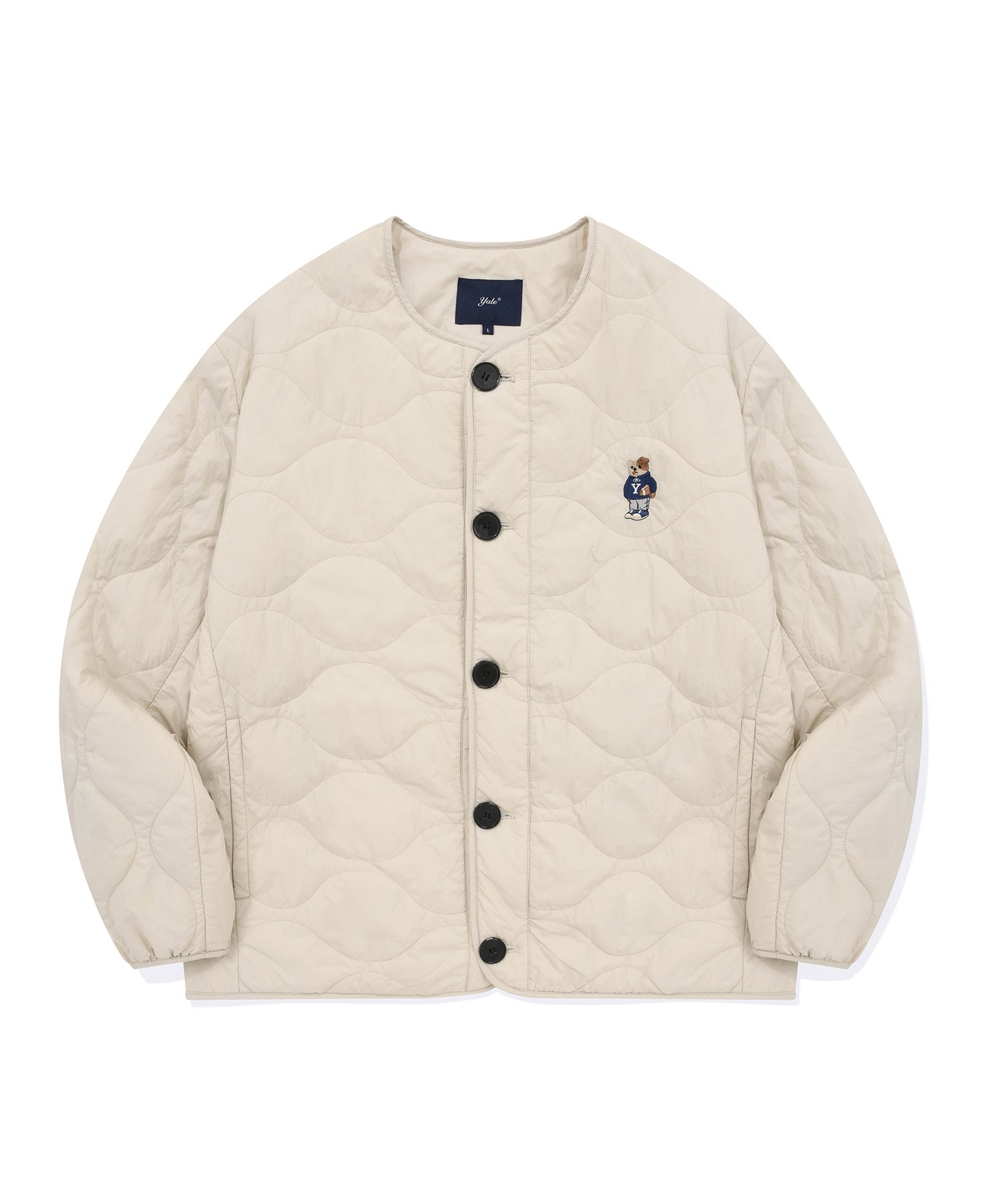 MUSINSA公式 | YALE エンブロイダリーダンキルティングジャケット_ 
