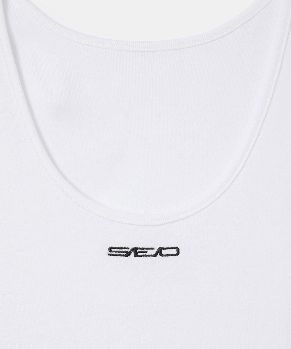 에스이오(s/e/o) BASIC U-NECK SLEEVELESS_WHITE