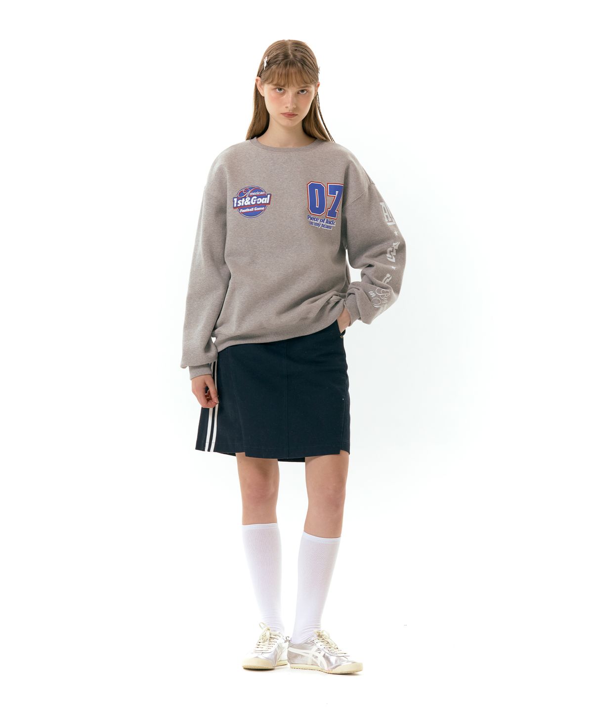 아메스 월드와이드(AMES-WORLDWIDE) 1ST GOAL SWEATSHIRT GREY (AM2DFUM442A)