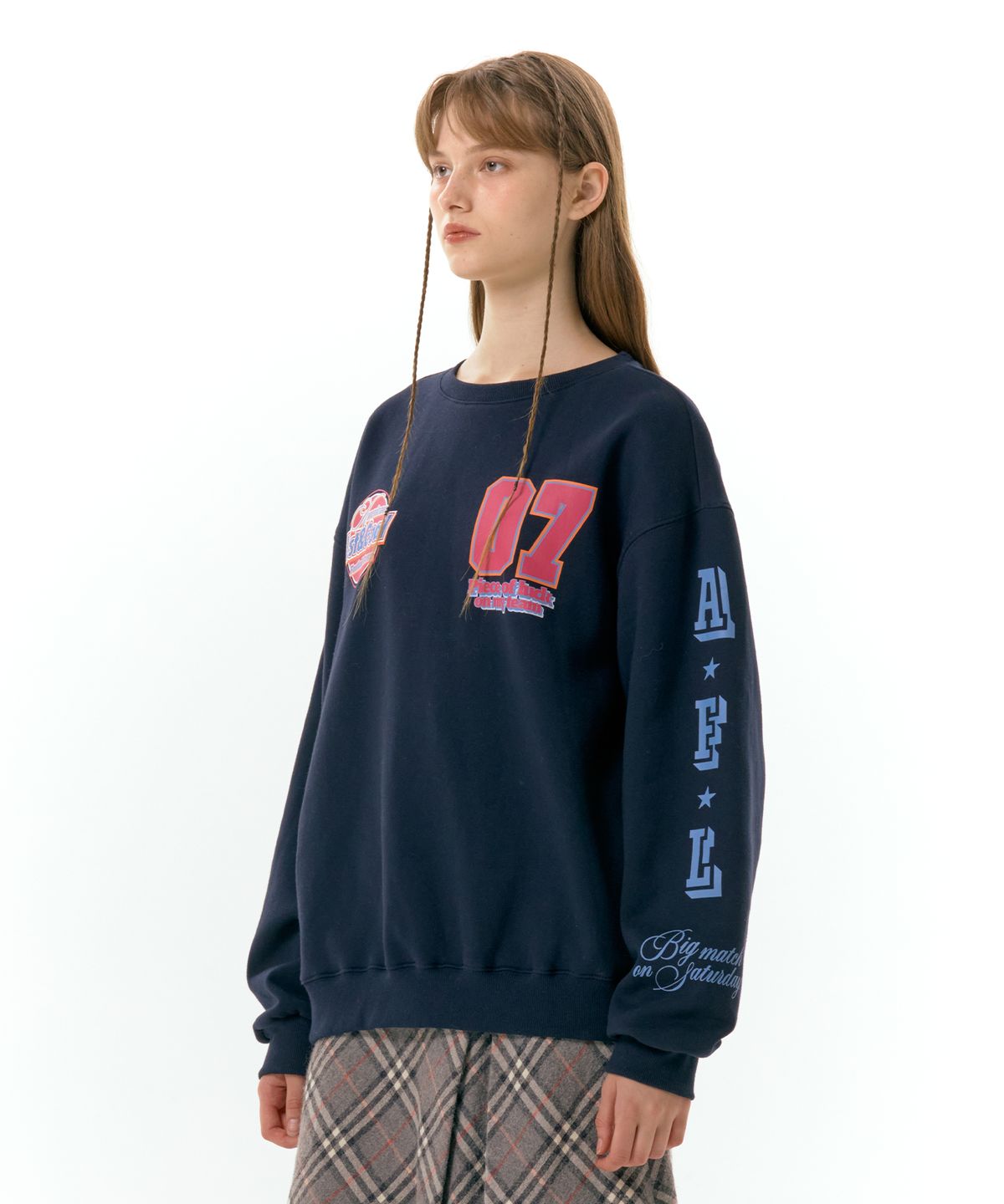 아메스 월드와이드(AMES-WORLDWIDE) 1ST GOAL SWEATSHIRT NAVY