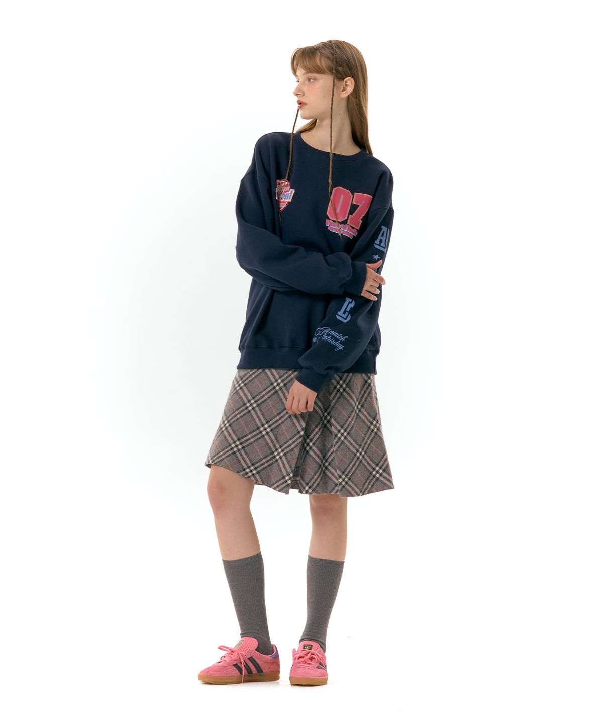 아메스 월드와이드(AMES-WORLDWIDE) 1ST GOAL SWEATSHIRT NAVY