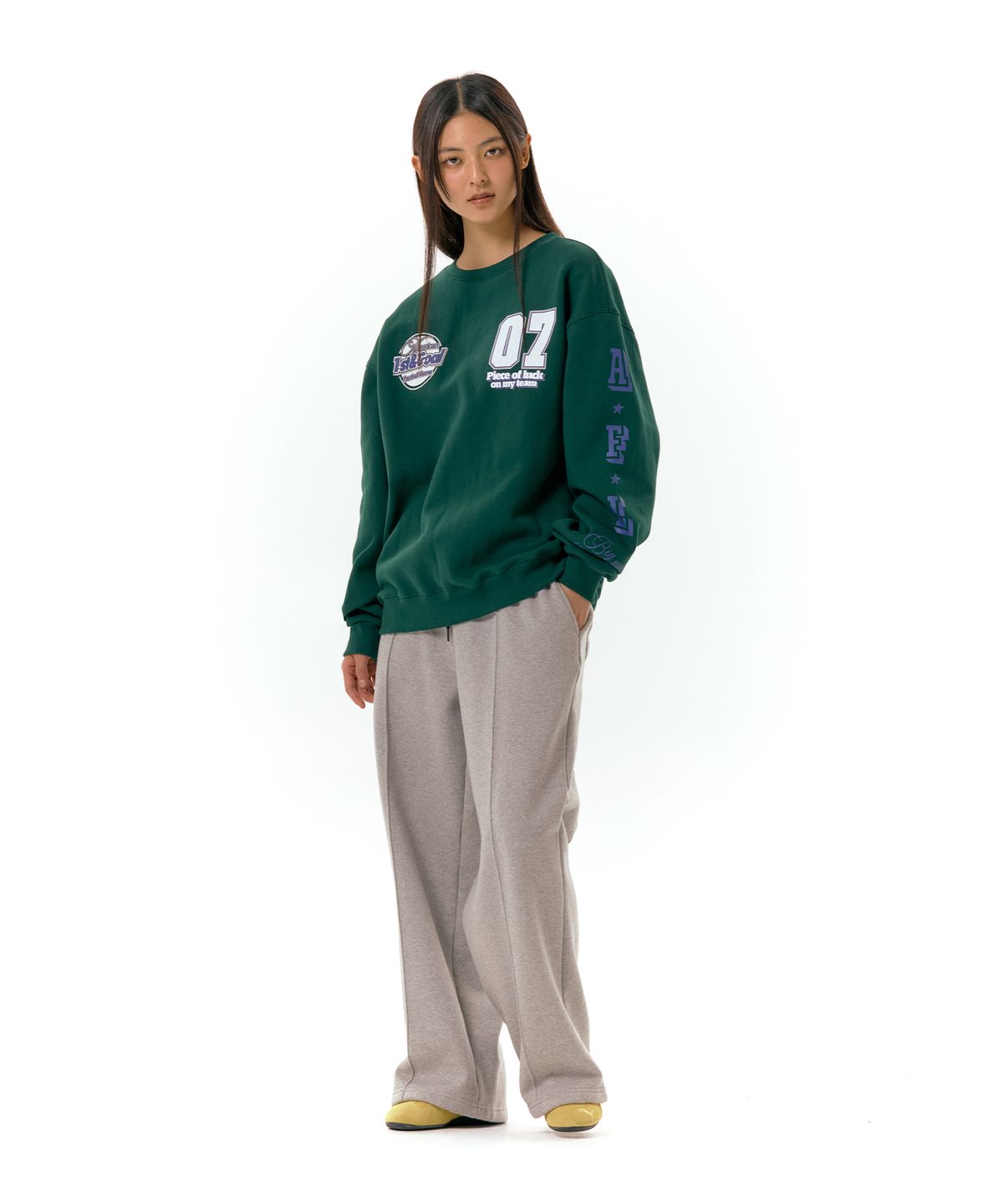 아메스 월드와이드(AMES-WORLDWIDE) 1ST GOAL SWEATSHIRT GREEN (AM2DFUM442A)