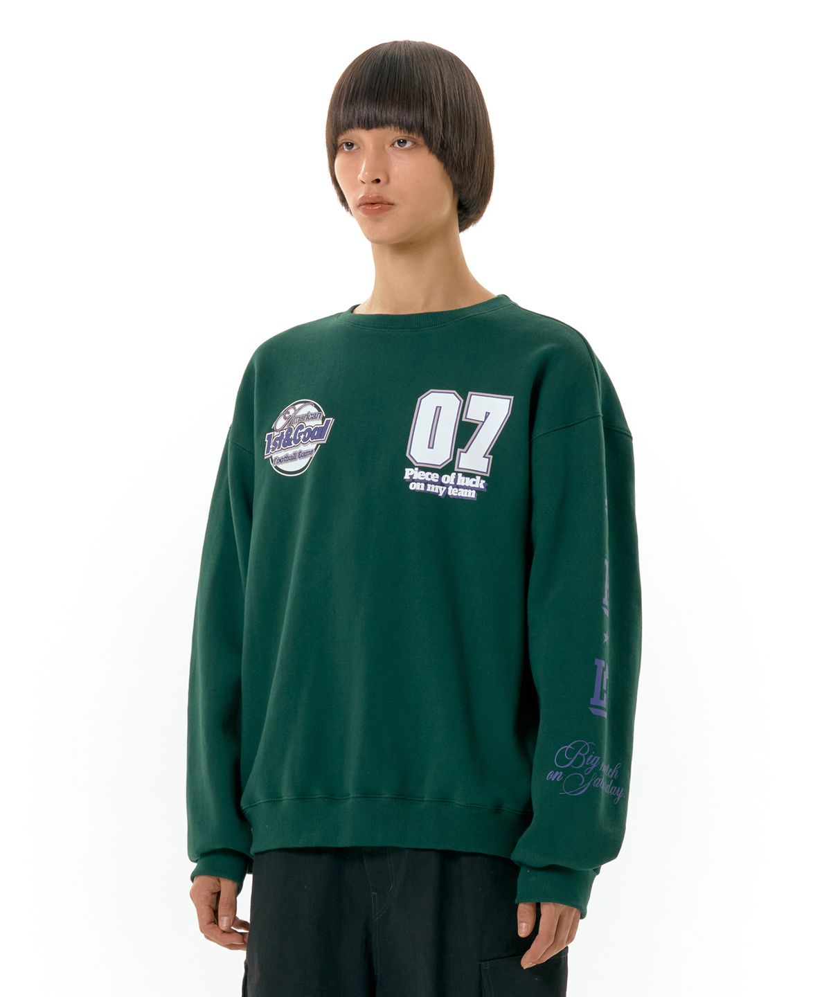 아메스 월드와이드(AMES-WORLDWIDE) 1ST GOAL SWEATSHIRT GREEN (AM2DFUM442A)