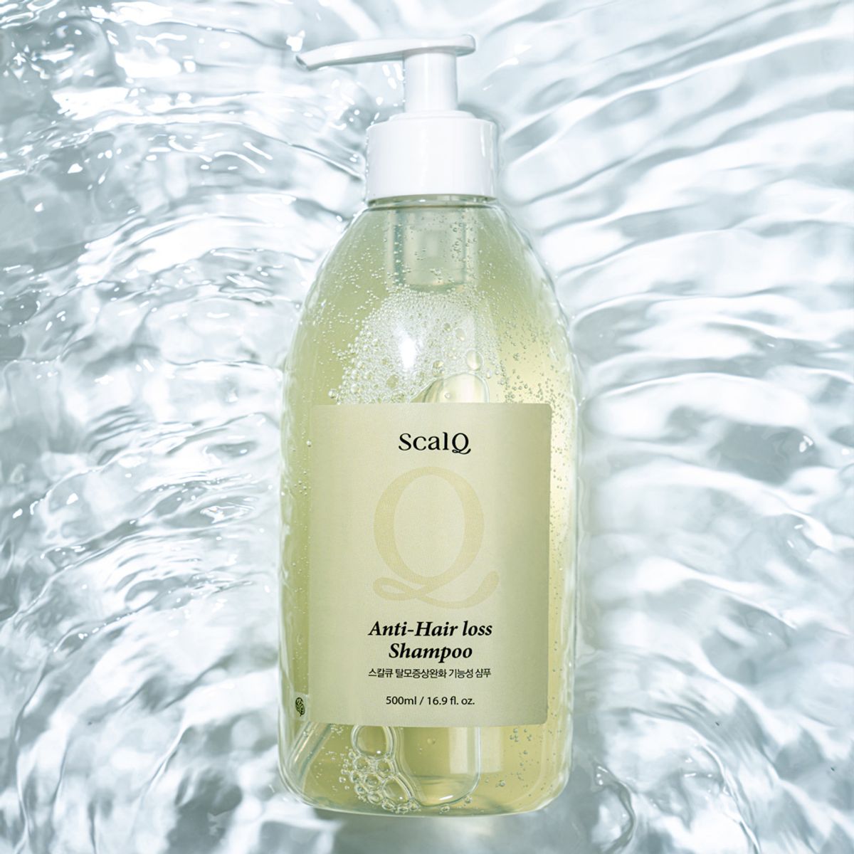 스칼큐(SCALQ) [두피 쿨링]비듬/가려움/탈모 완화 기능성 쿨 샴푸 500ml