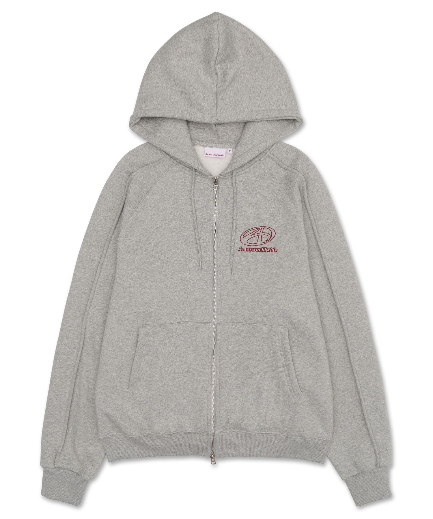 ★AMES-WORLDWIDE★ SYMBOL LOGO EMBROIDERY HOODIE GREY★人気 MUSINSA | AMES-WORLDWIDE SYMBOL LOGO HOODIE ZIP UP GRAY