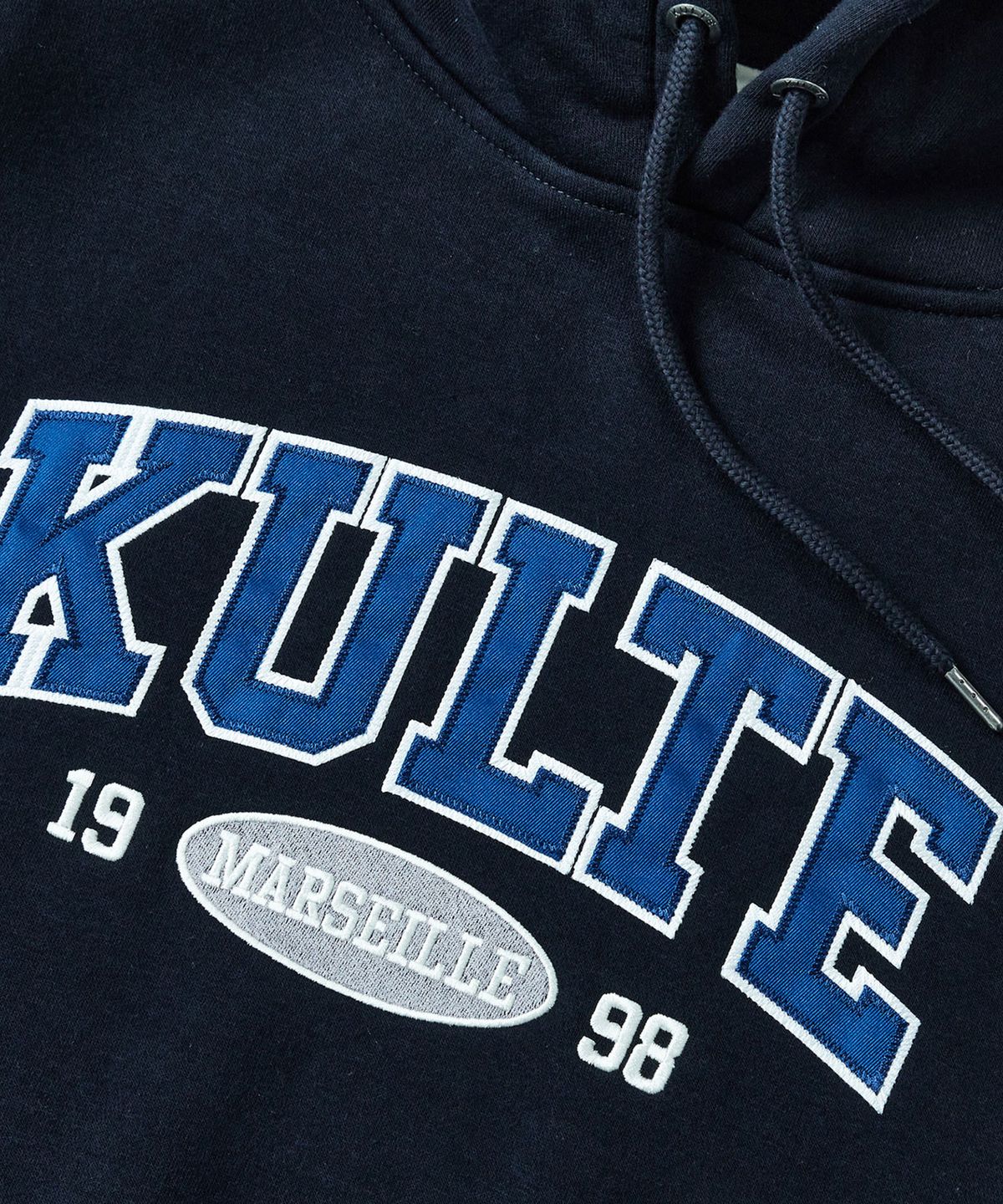 쿨트(KULTE) 트윌 아치로고 후디 D.NAVY