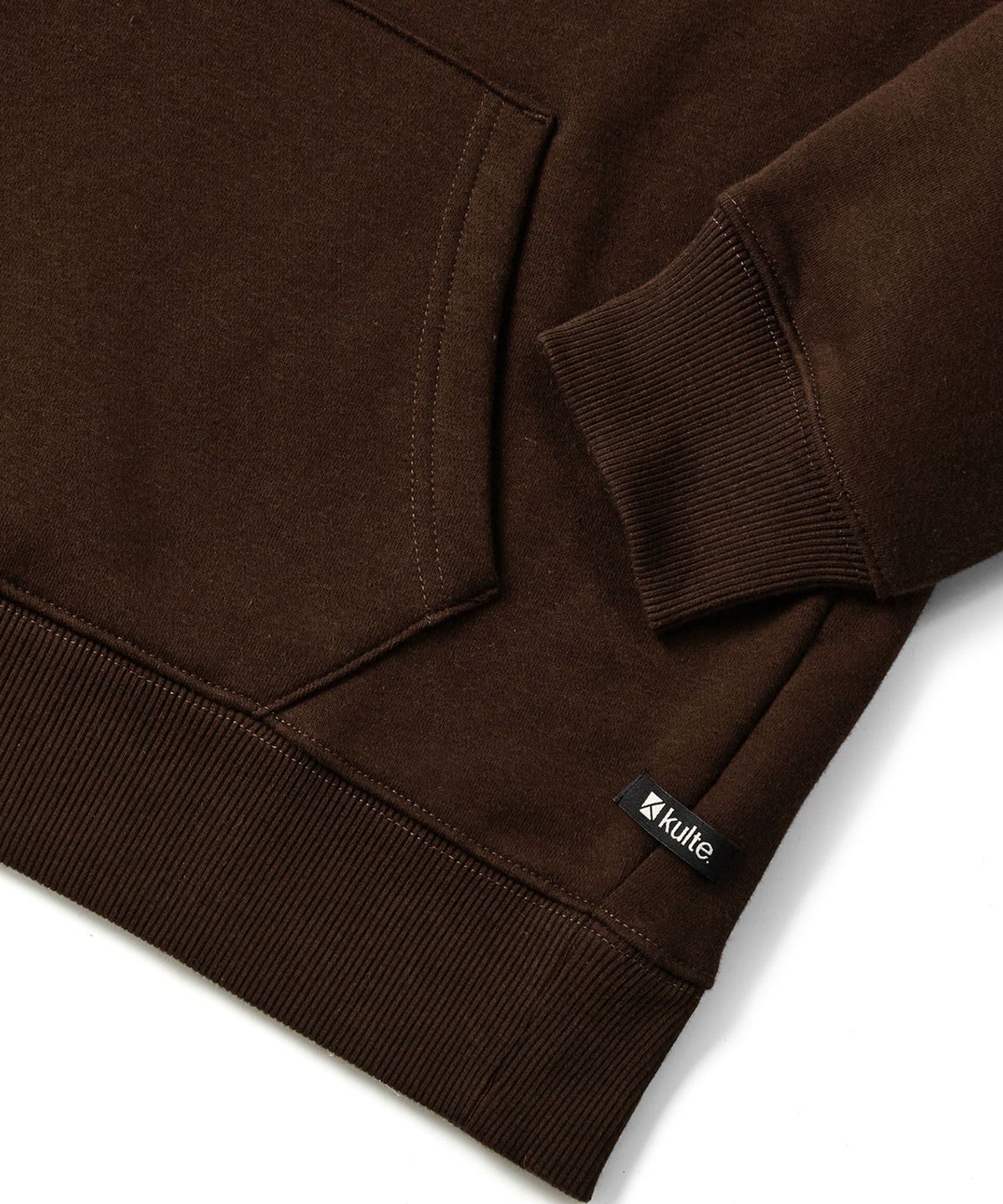 쿨트(KULTE) 트윌 아치로고 후디 BROWN