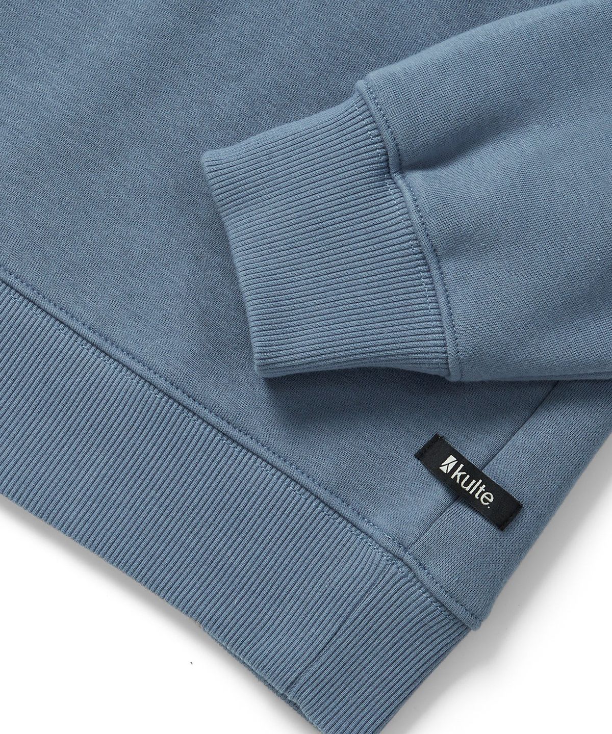쿨트(KULTE) 트윌 아치 로고 크루넥 L.BLUE
