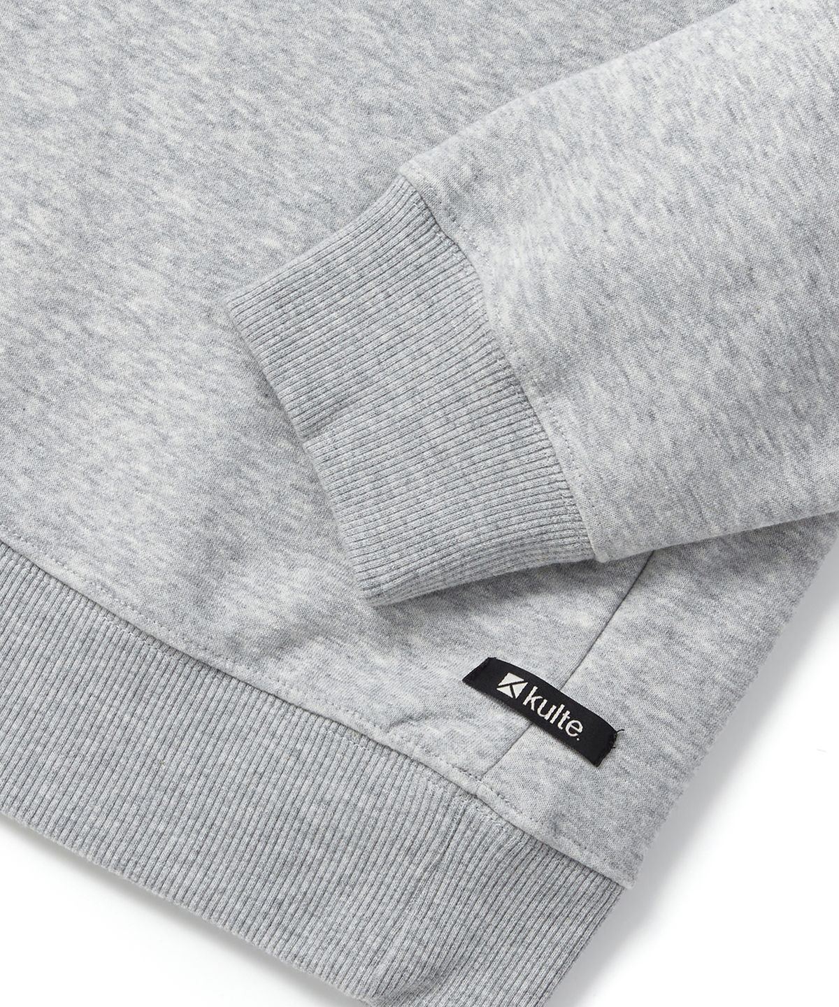 쿨트(KULTE) 트윌 아치 로고 크루넥 M.GREY